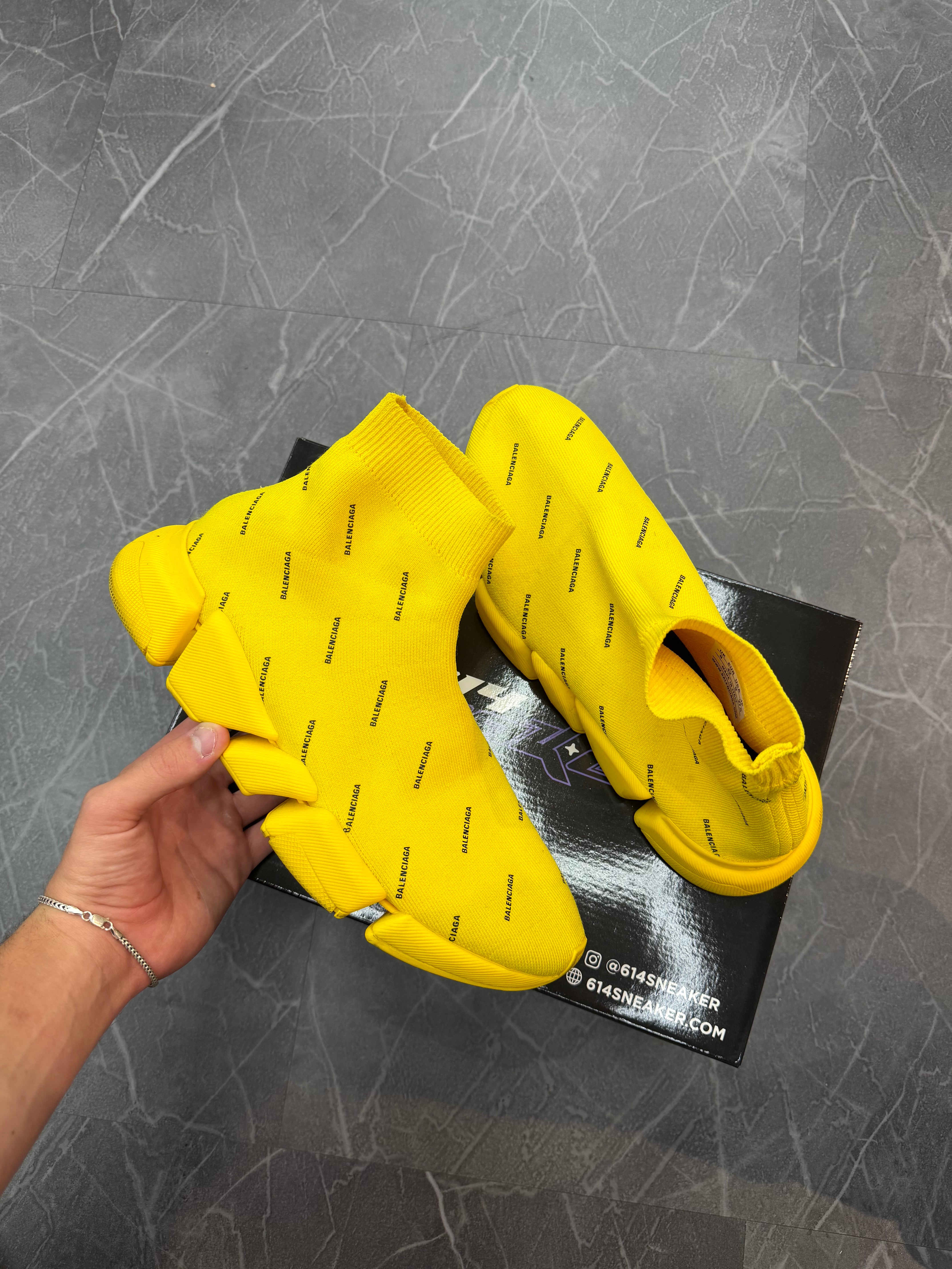 Balenciaga Speed / Sock Runner Yellow