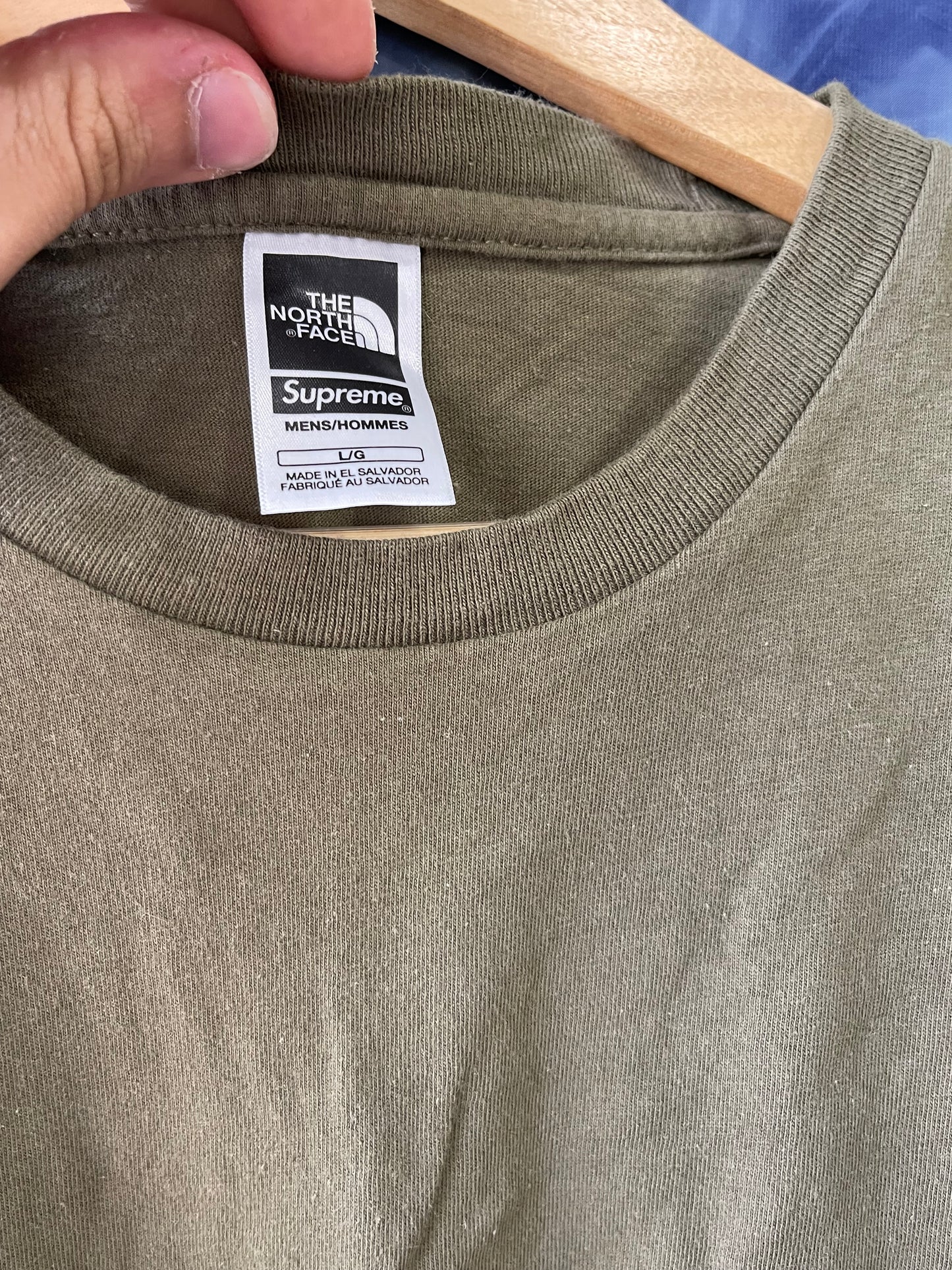 Supreme x North Face Pocket Tee “Olive”