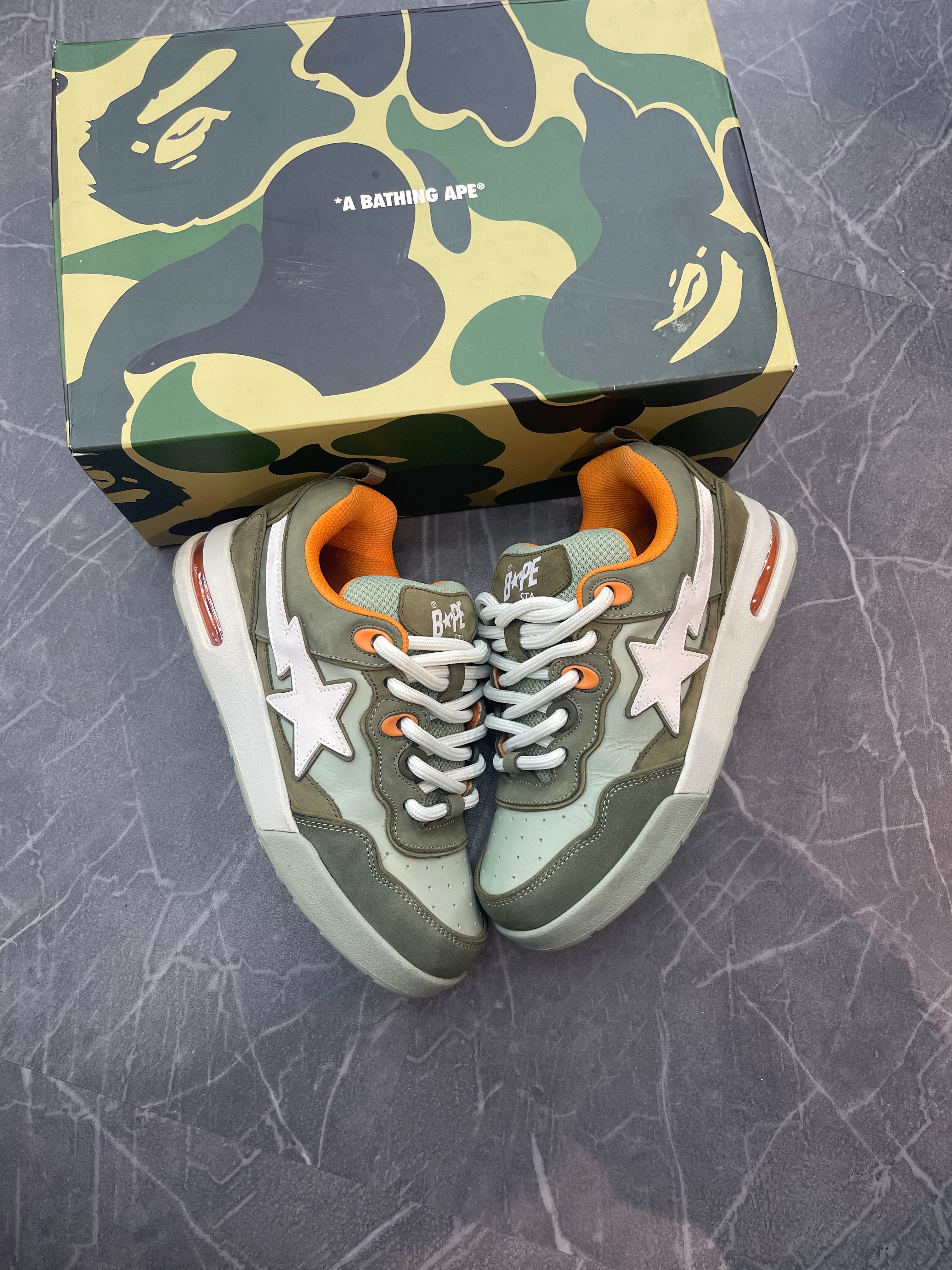 Bape Flip Sta “Olive Drab”