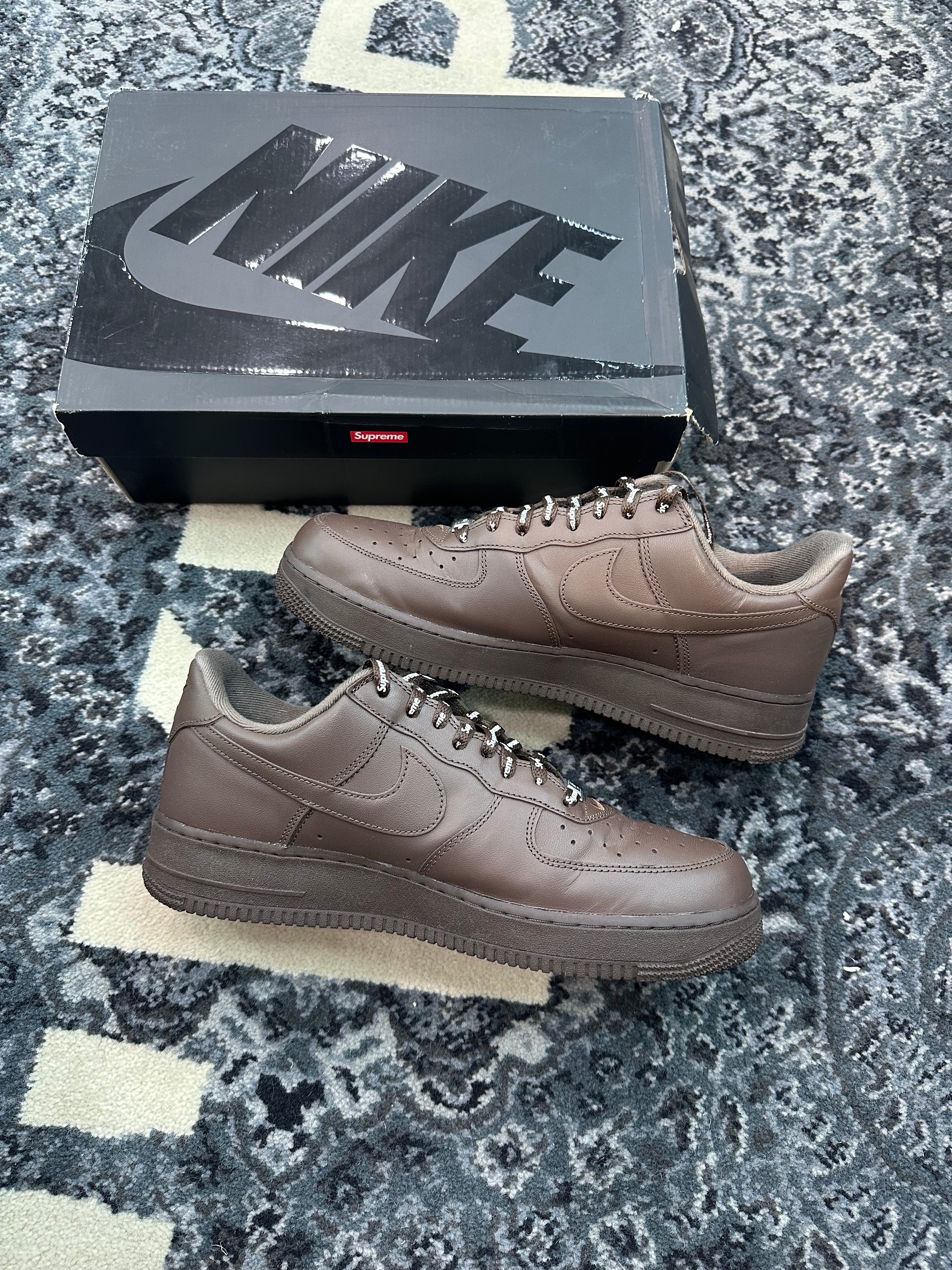 Nike Air Force 1 Low Supreme “Baroque Brown”
