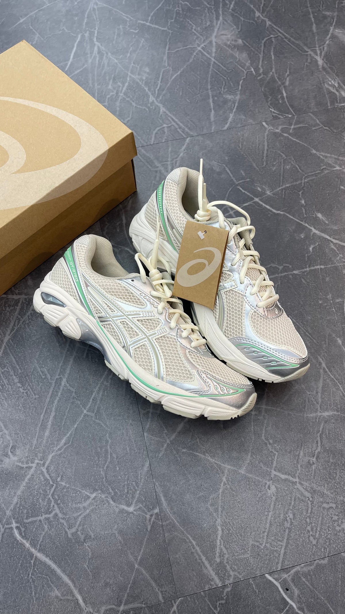 ASICS GT-2160 Smoke Grey Peppermint