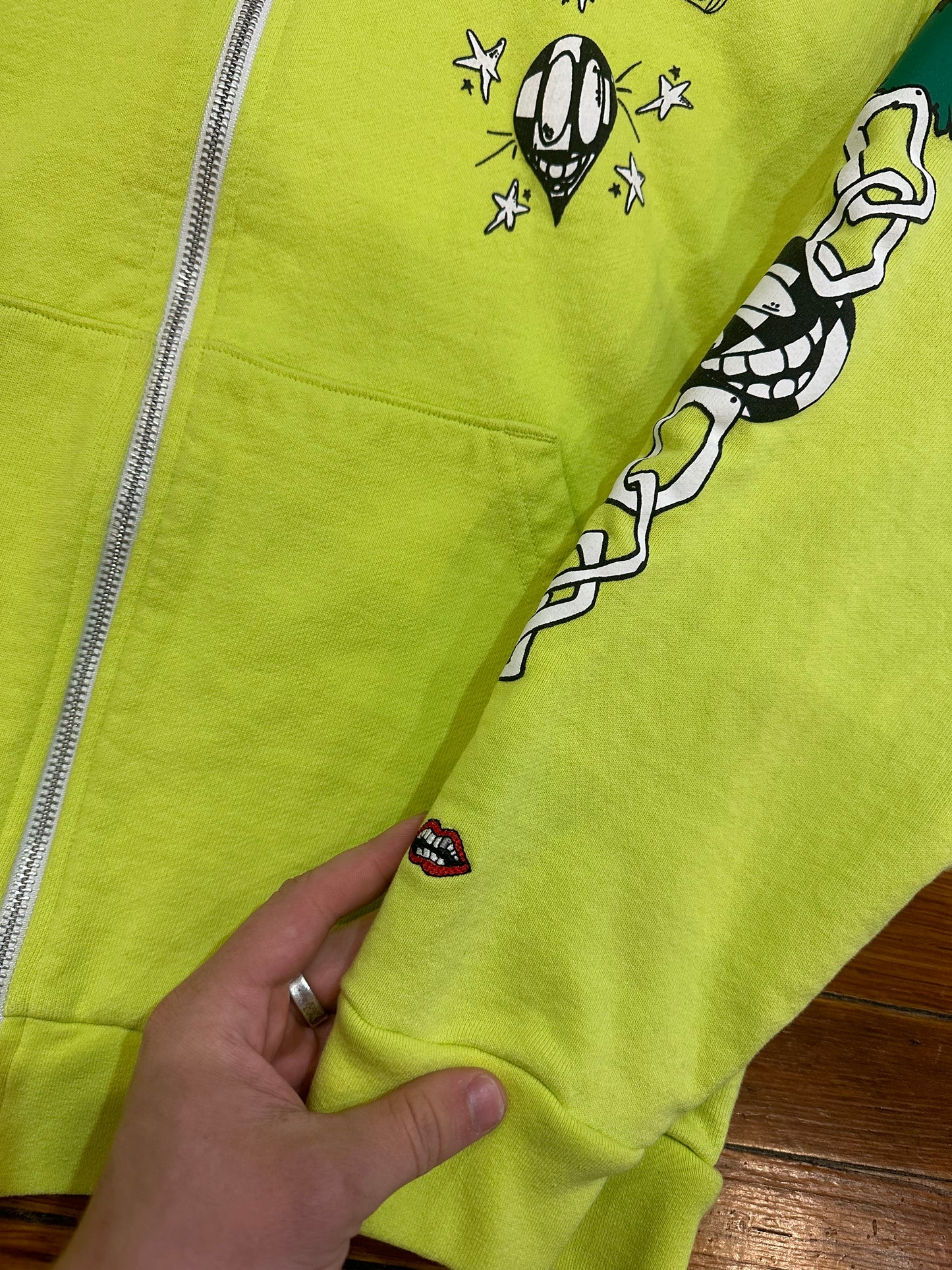 Chrome Hearts Thermal Zip Matty Boy “lime”