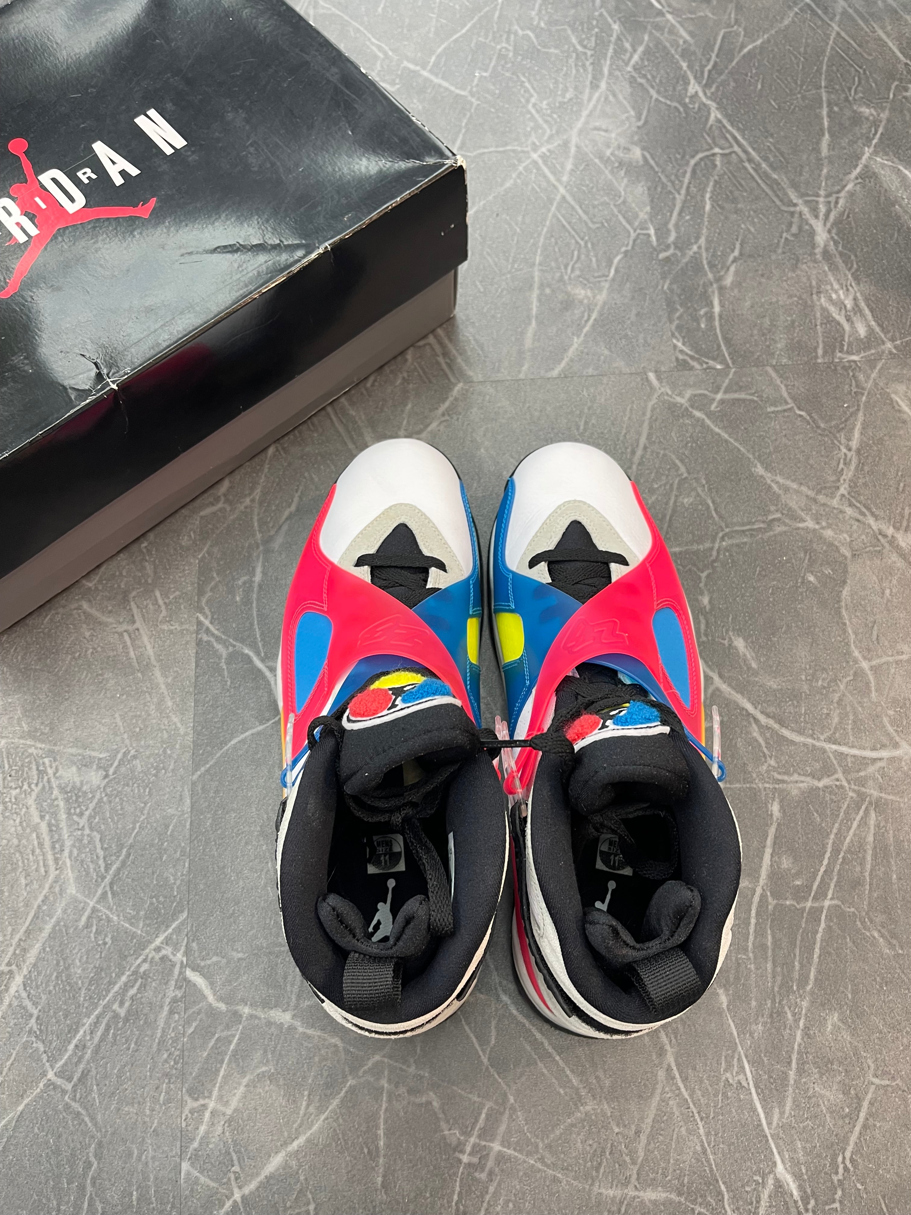 Jordan 8 “White Multicolor”