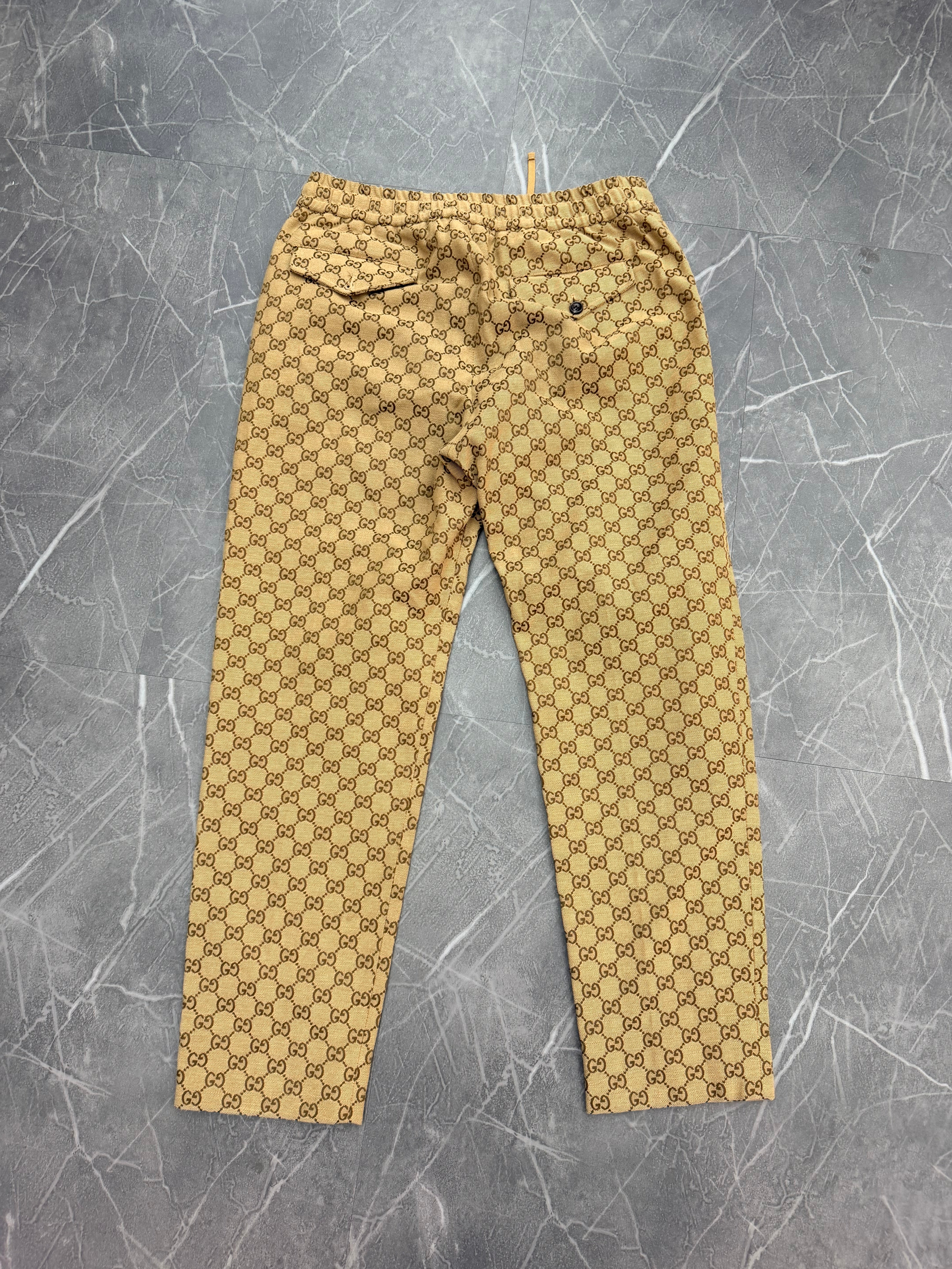Gucci Monogram Canvas Pants