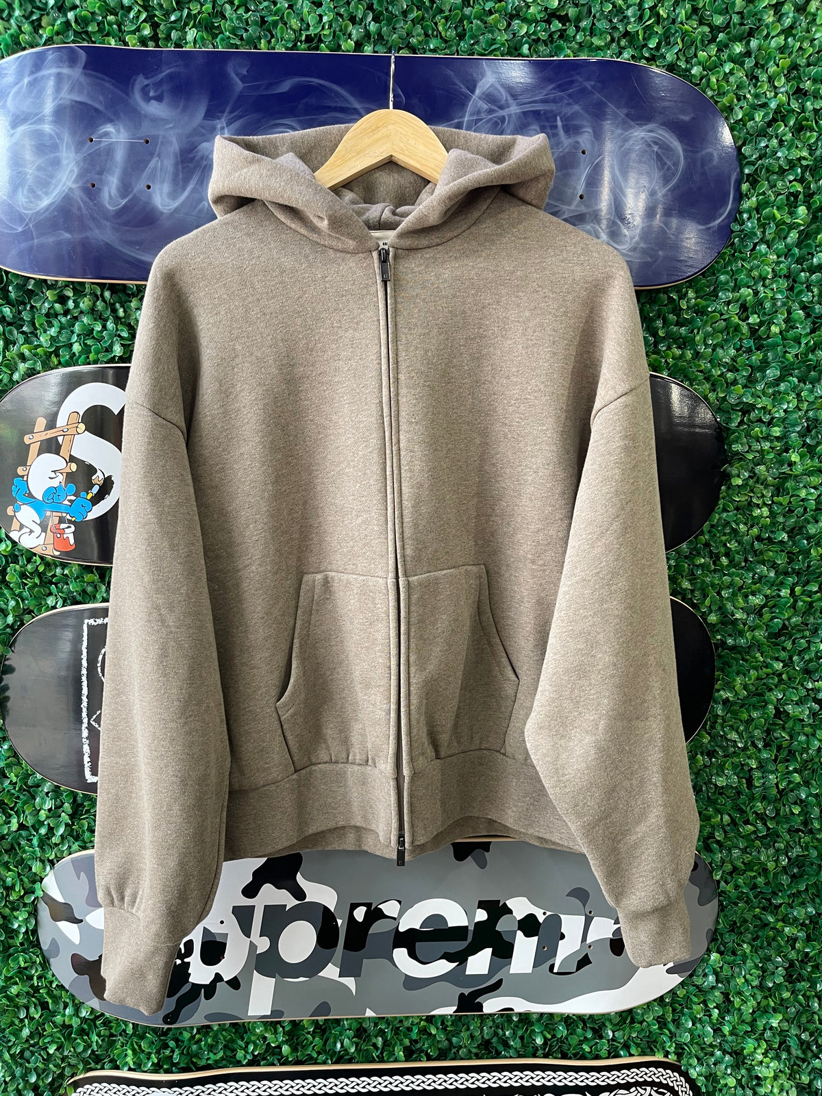 Fear of God Essentials Zip Up Hoodie “HomeStead” (Size M) - Image 1