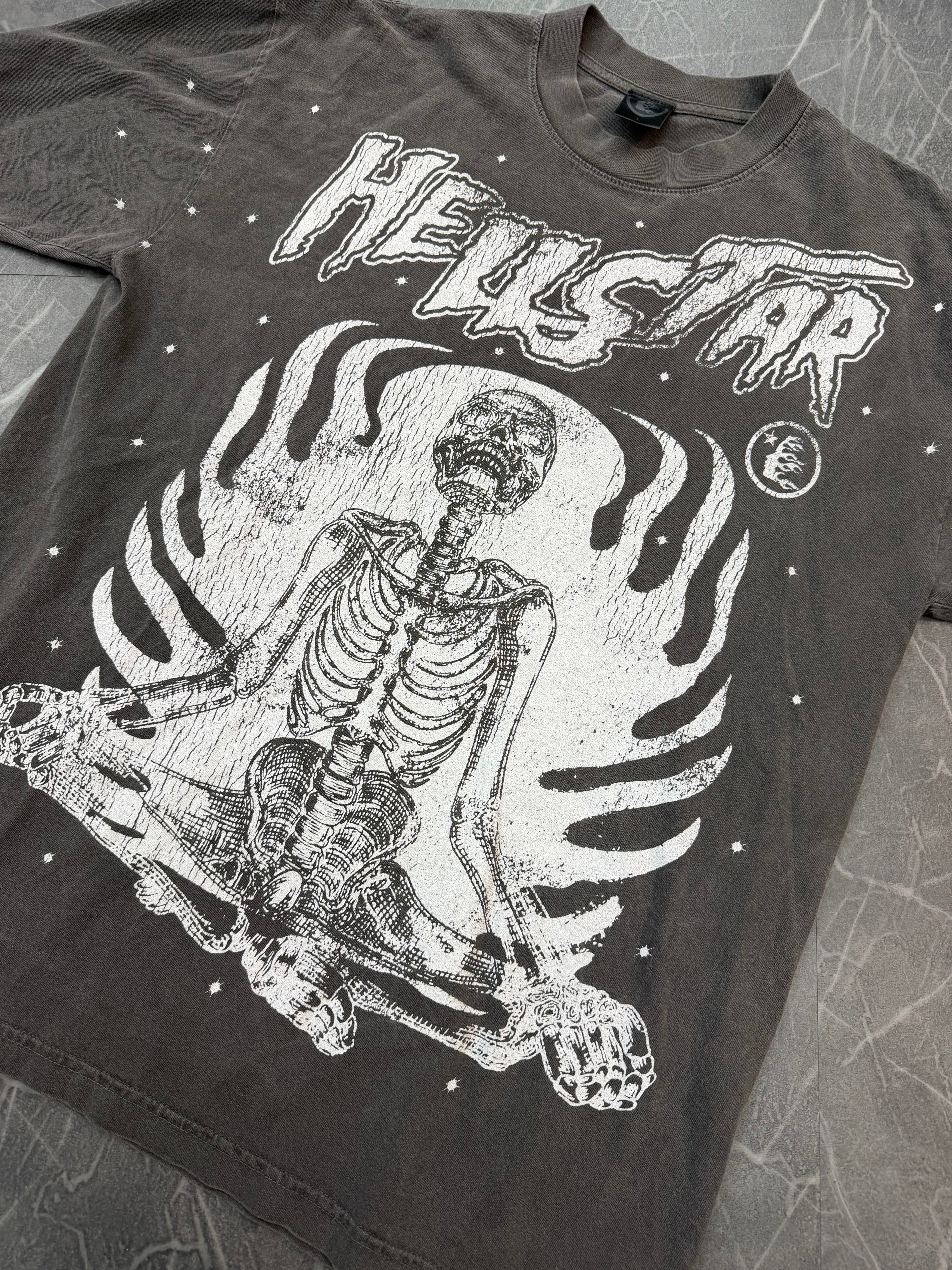 Hellstar Studios Skeleton Tee Grey