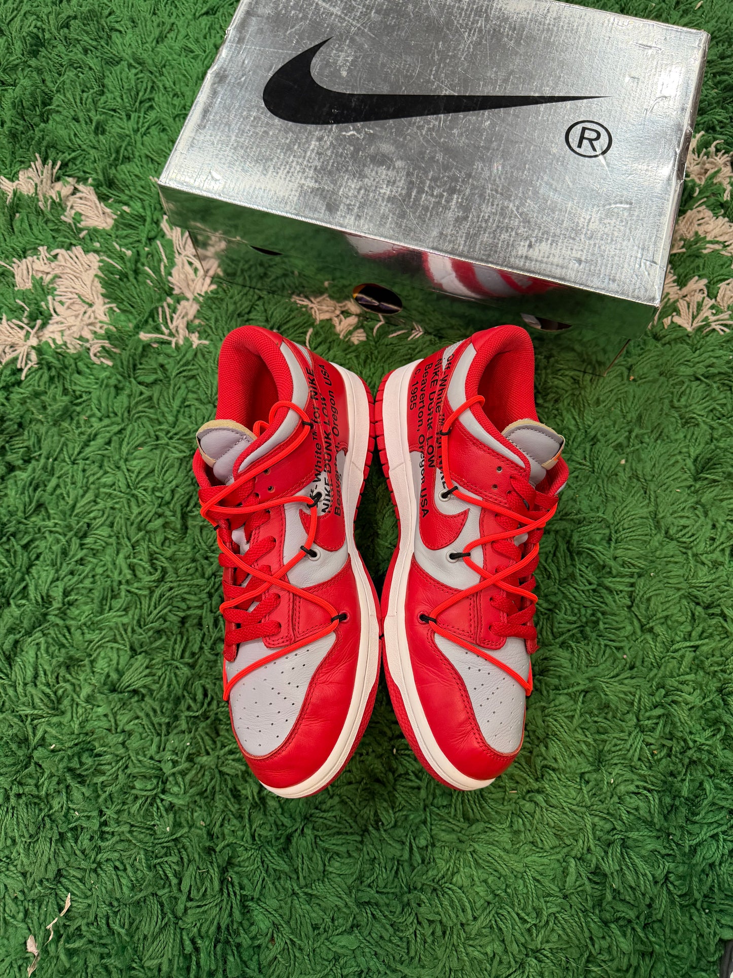 Nike Dunk Low x Off-White “University Red”