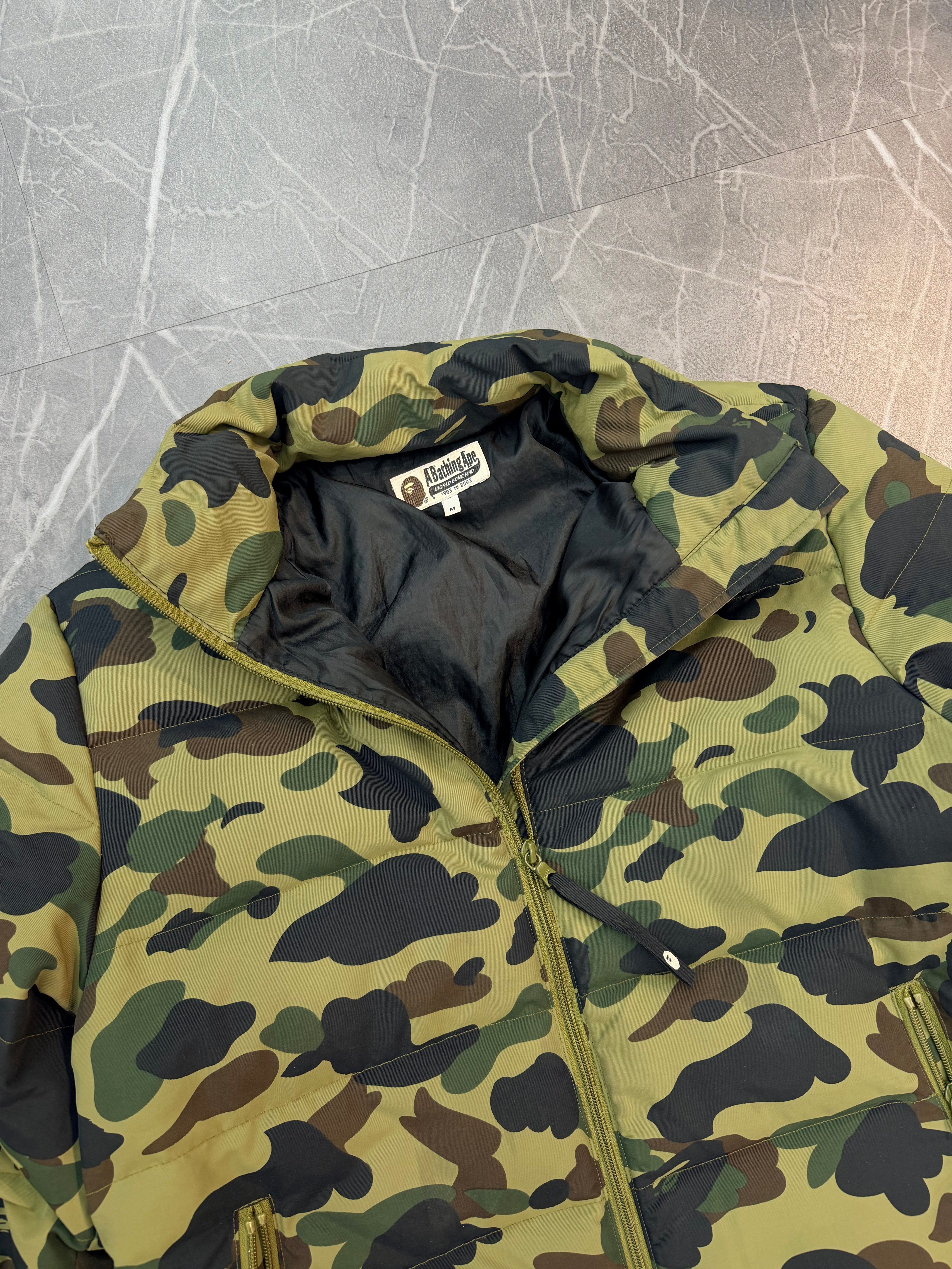 BAPE Camo 1st Down Puffer Jacket