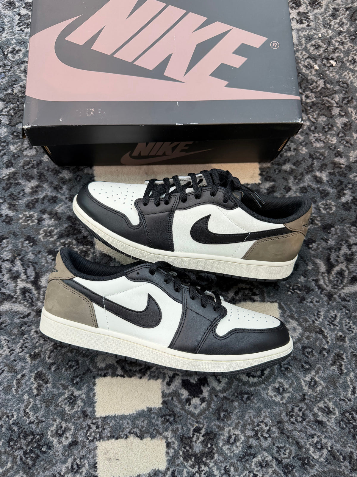 Jordan 1 Low “Mocha” (Size 12) (Lightly Worn) - Image 1