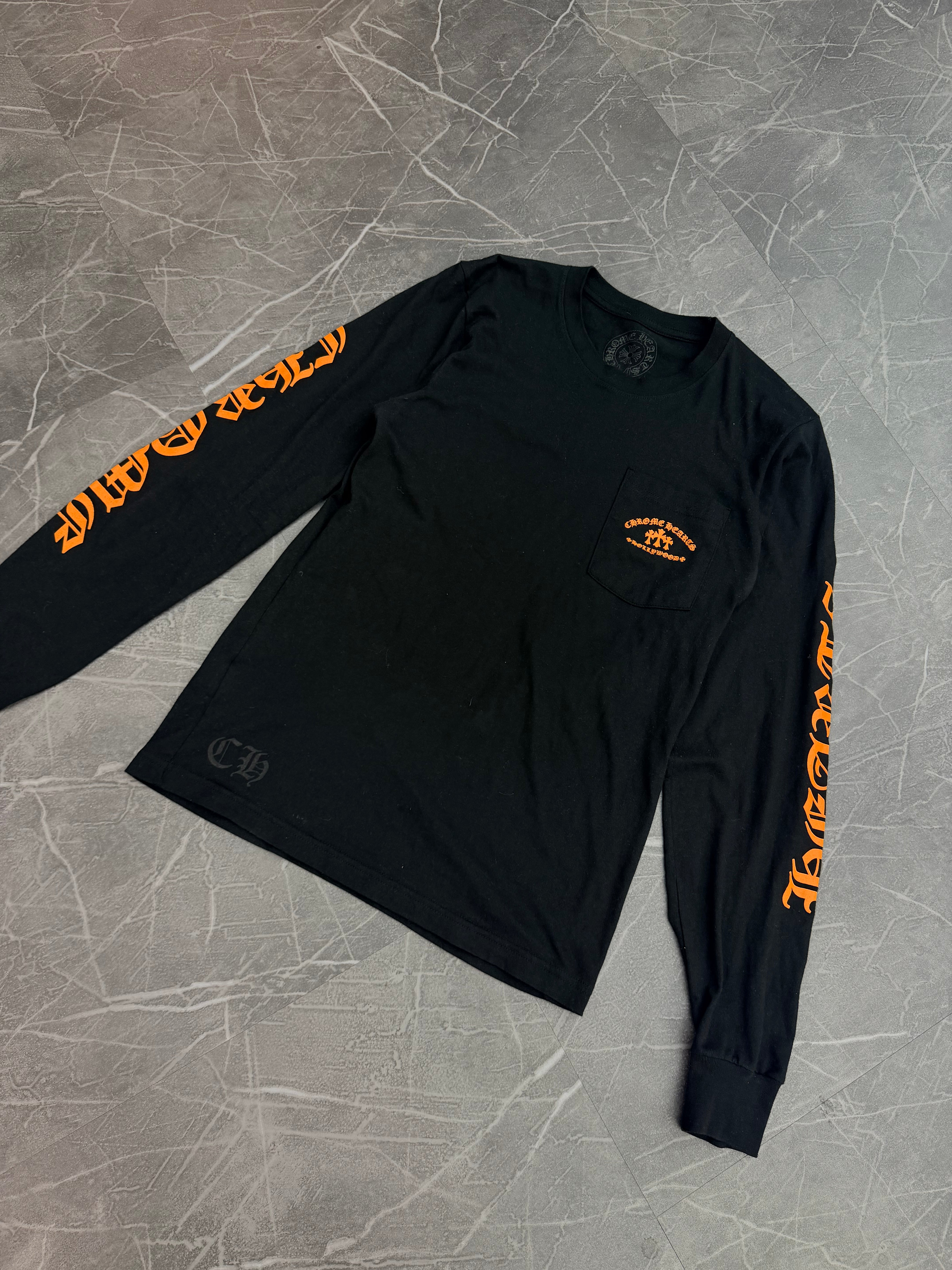 Chrome Hearts Triple Cross Long Sleeve Orange