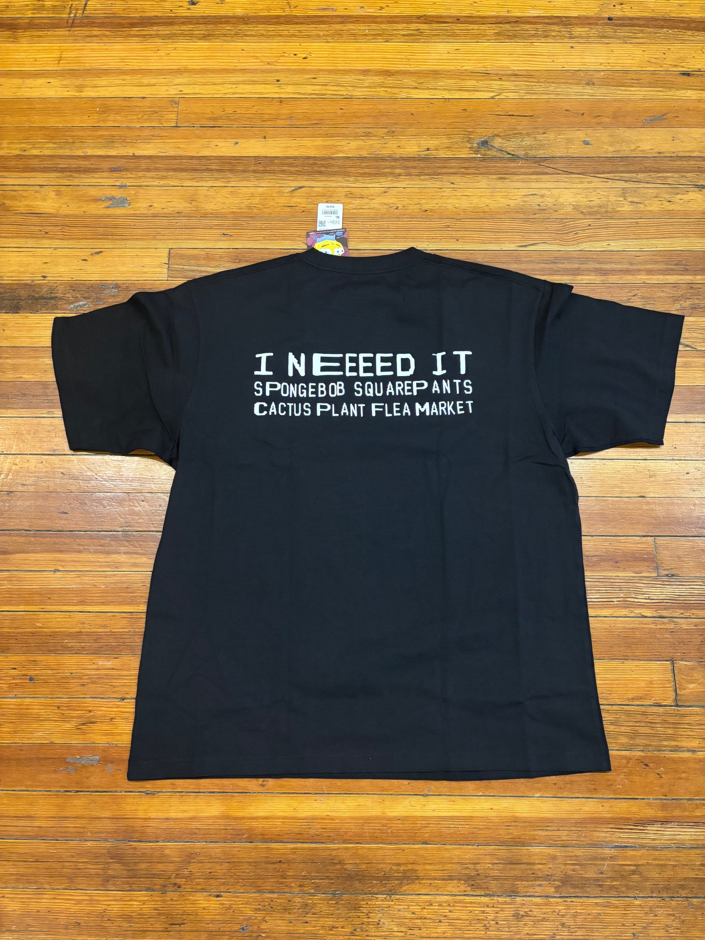 Uniqlo SpongeBob x CPFM “I Need It Tee” Black