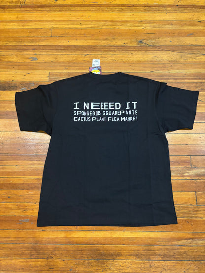 Uniqlo SpongeBob x CPFM “I Need It Tee” Black