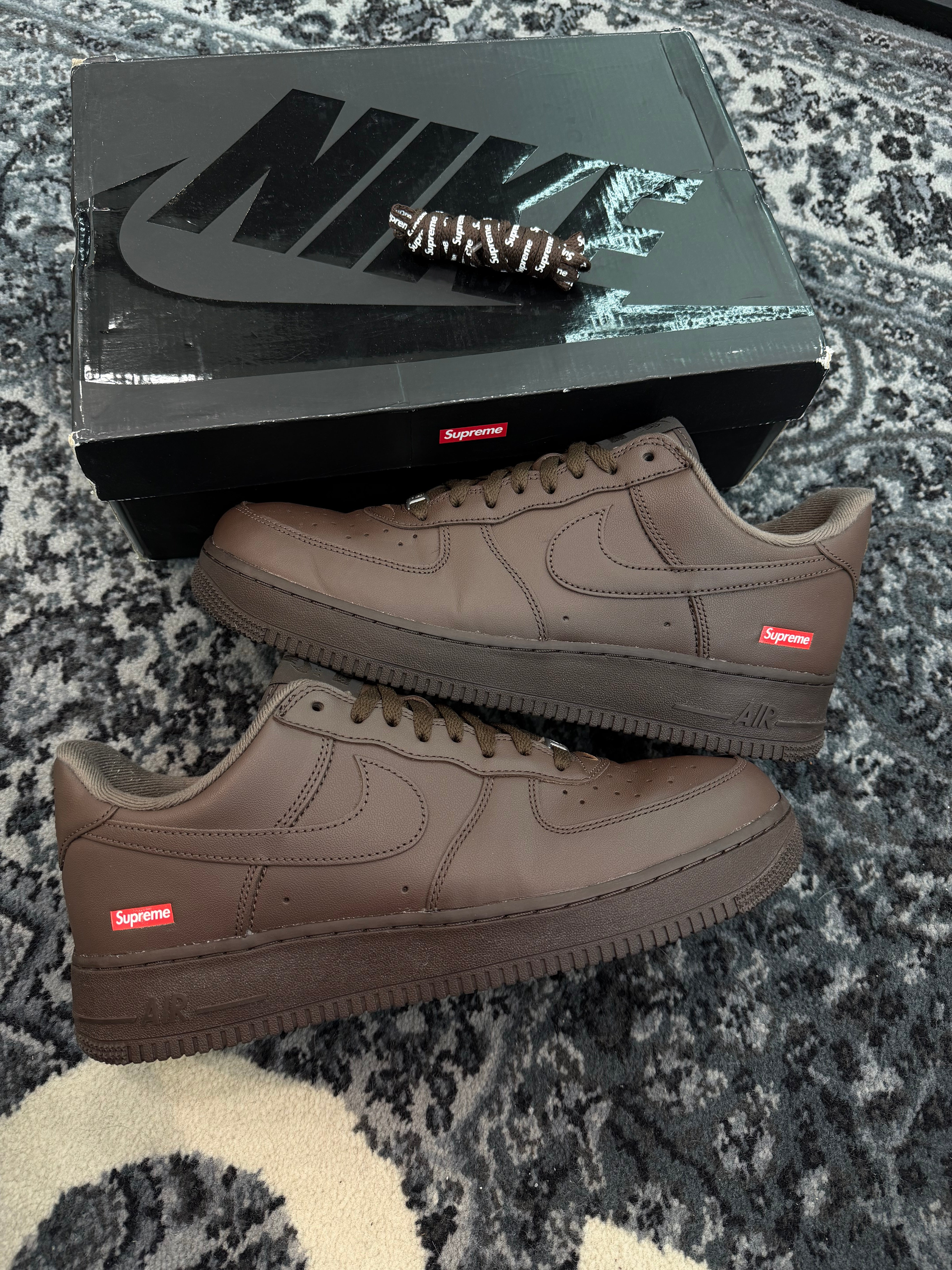 Nike Air Force 1 Low x Supreme “Baroque Brown”