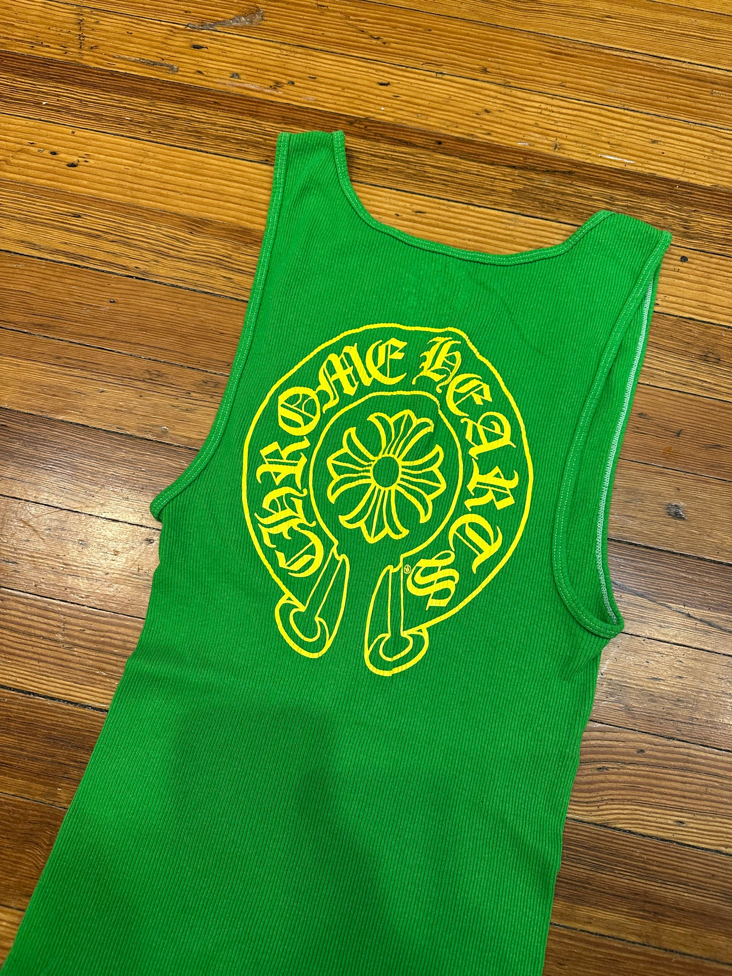 Chrome Hearts Horseshoe Tank Top “Green/Yellow”