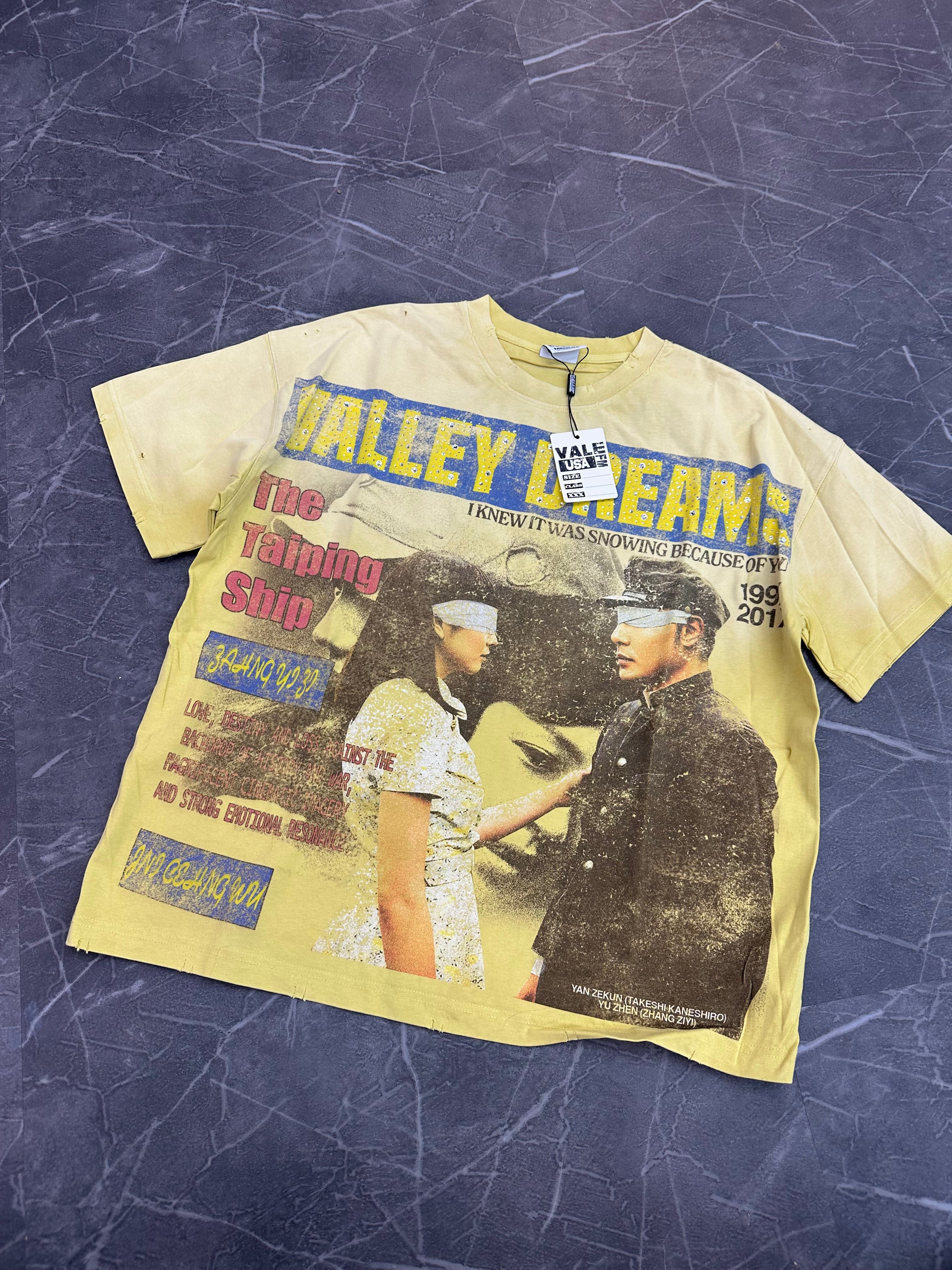 Vale Cross Bling Tee “Yellow”