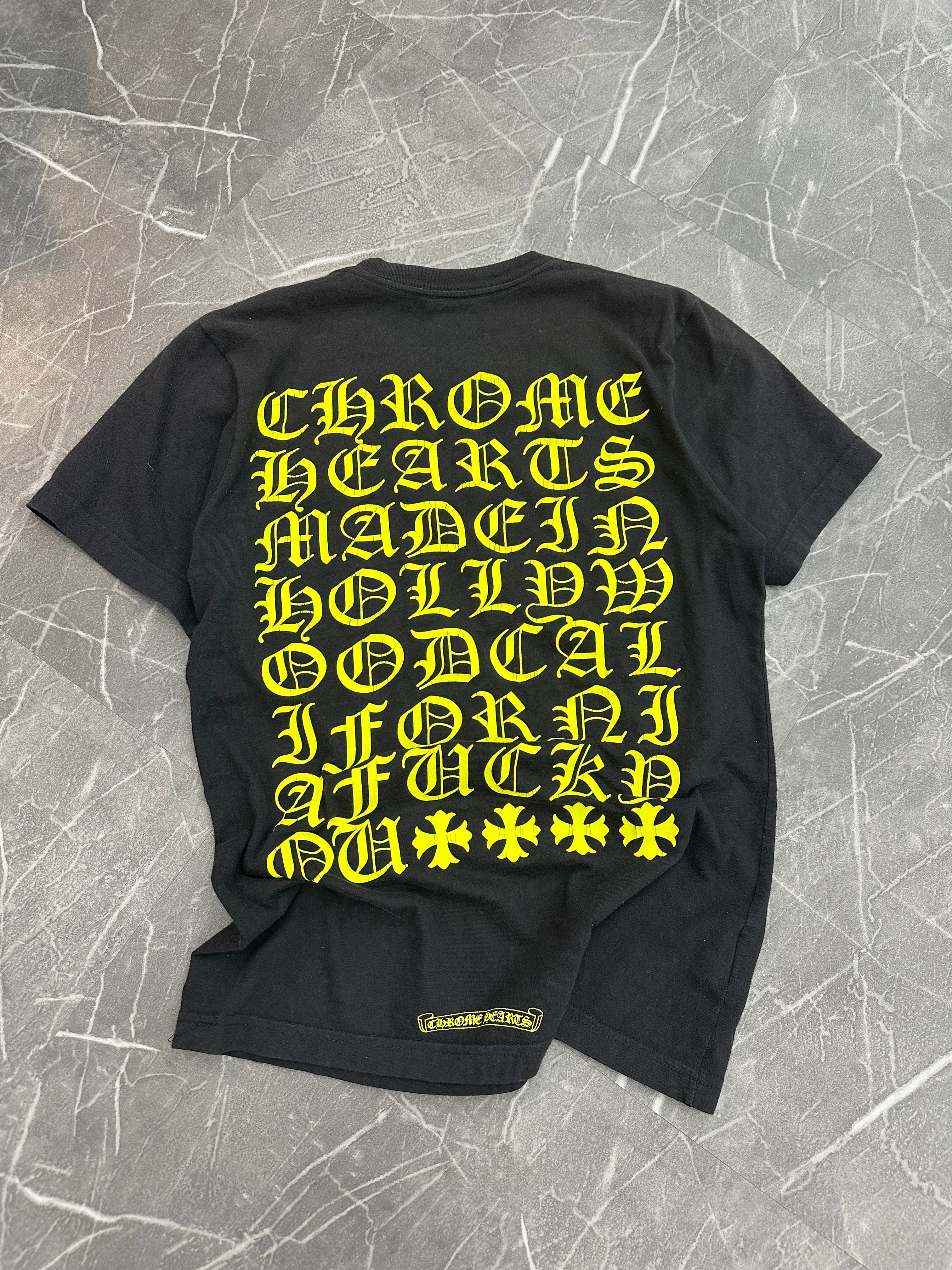 Chrome Hearts Hollywood Tee Neon Green