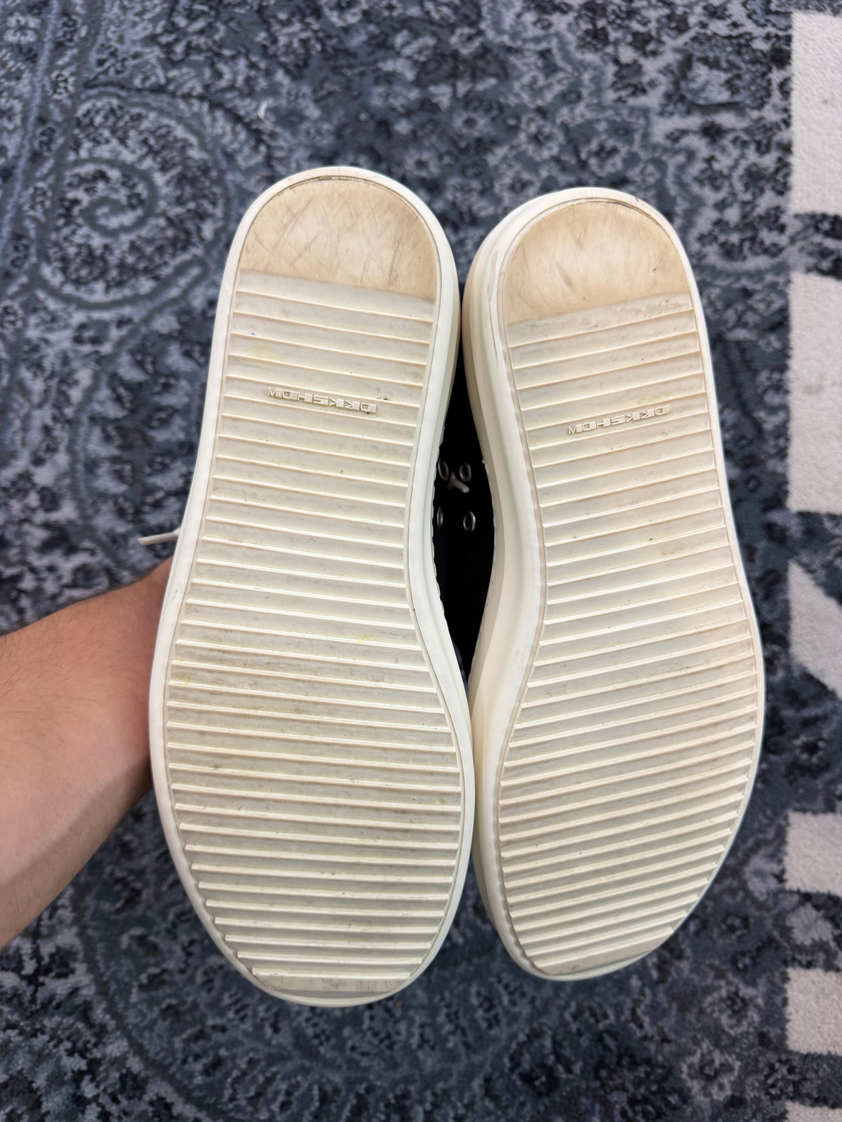 Rick Owen’s Dark Shadow Low “Black Tape”