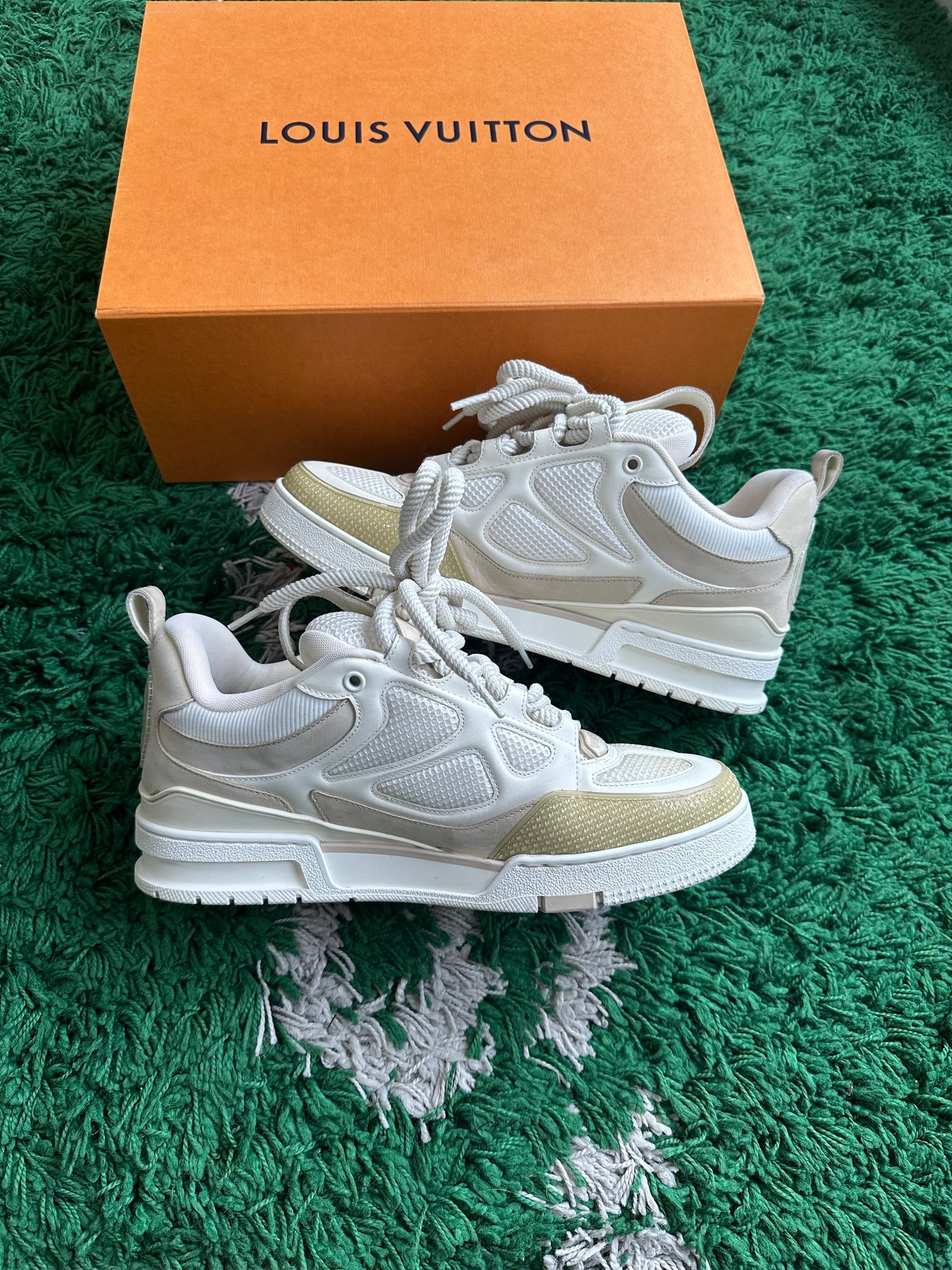 Louis Vuitton Skate Trainer “White Beige”