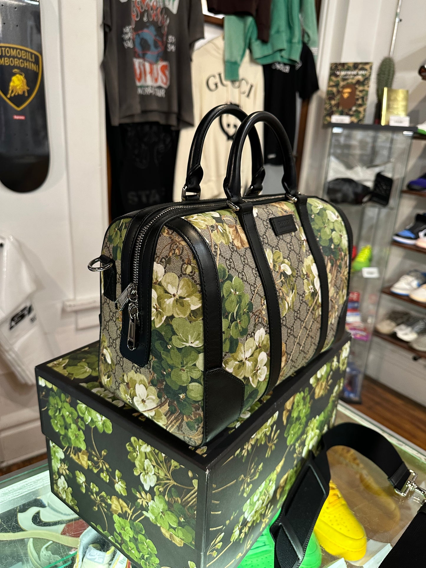Gucci GG Blooms Boston Travel Bag