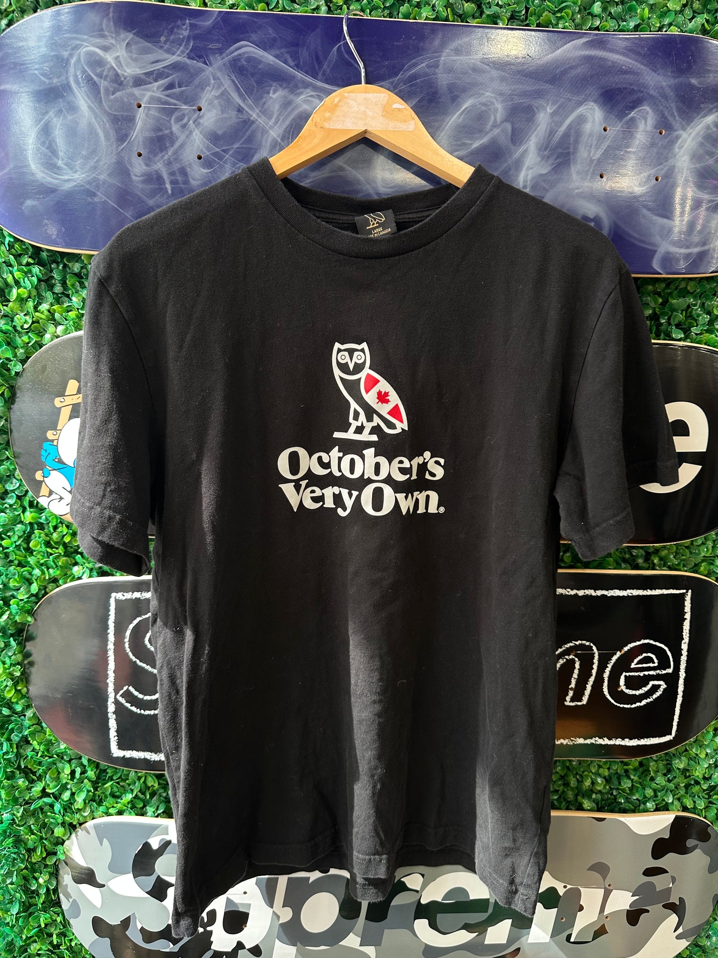 OVO Tee “Owl Black White”