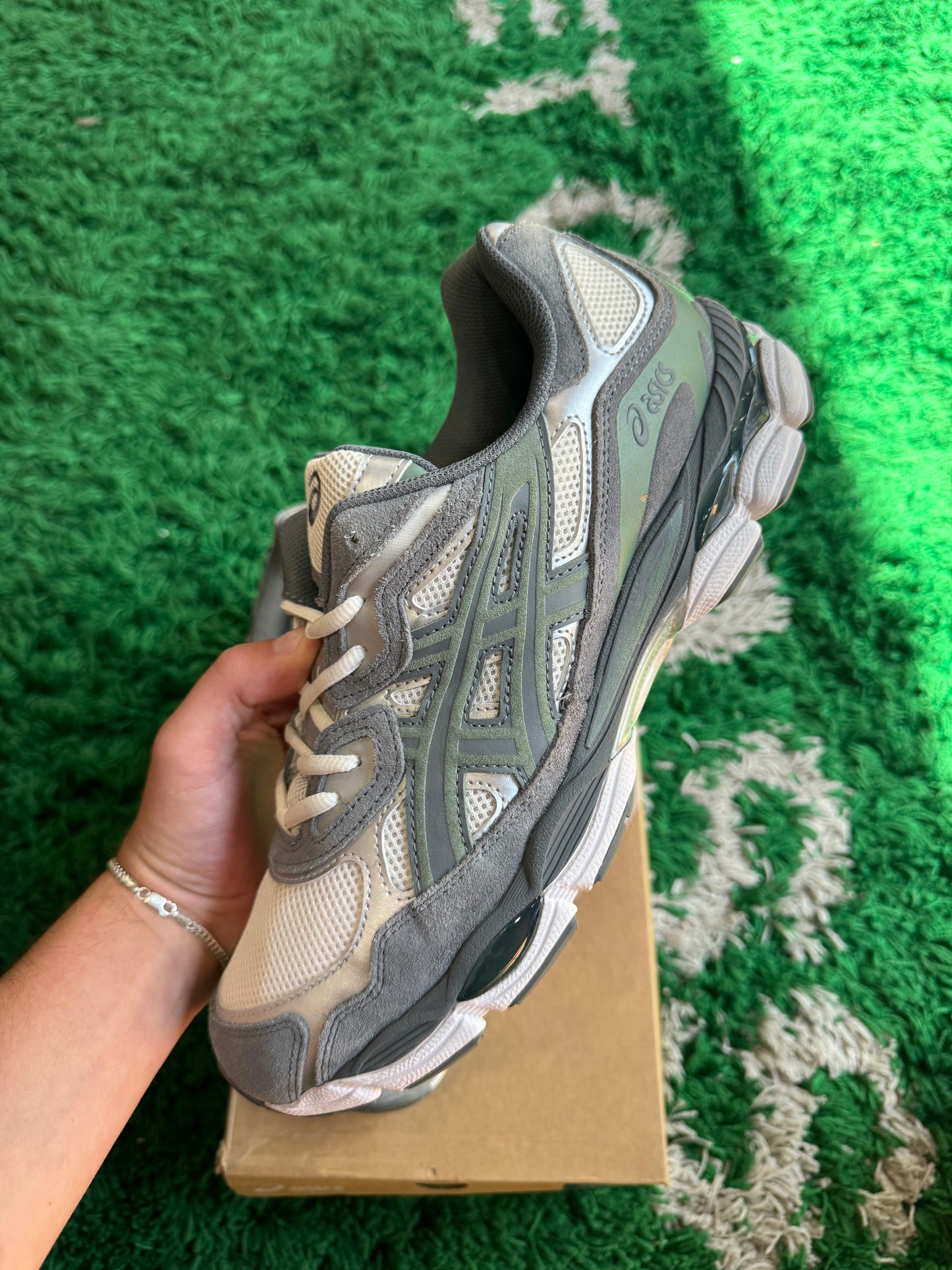 ASICS Gel-NYC Cream Steel Grey