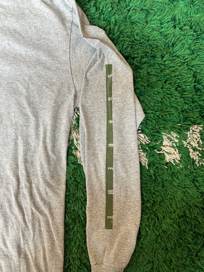 Supreme Center Logo Longsleeve “Grey”