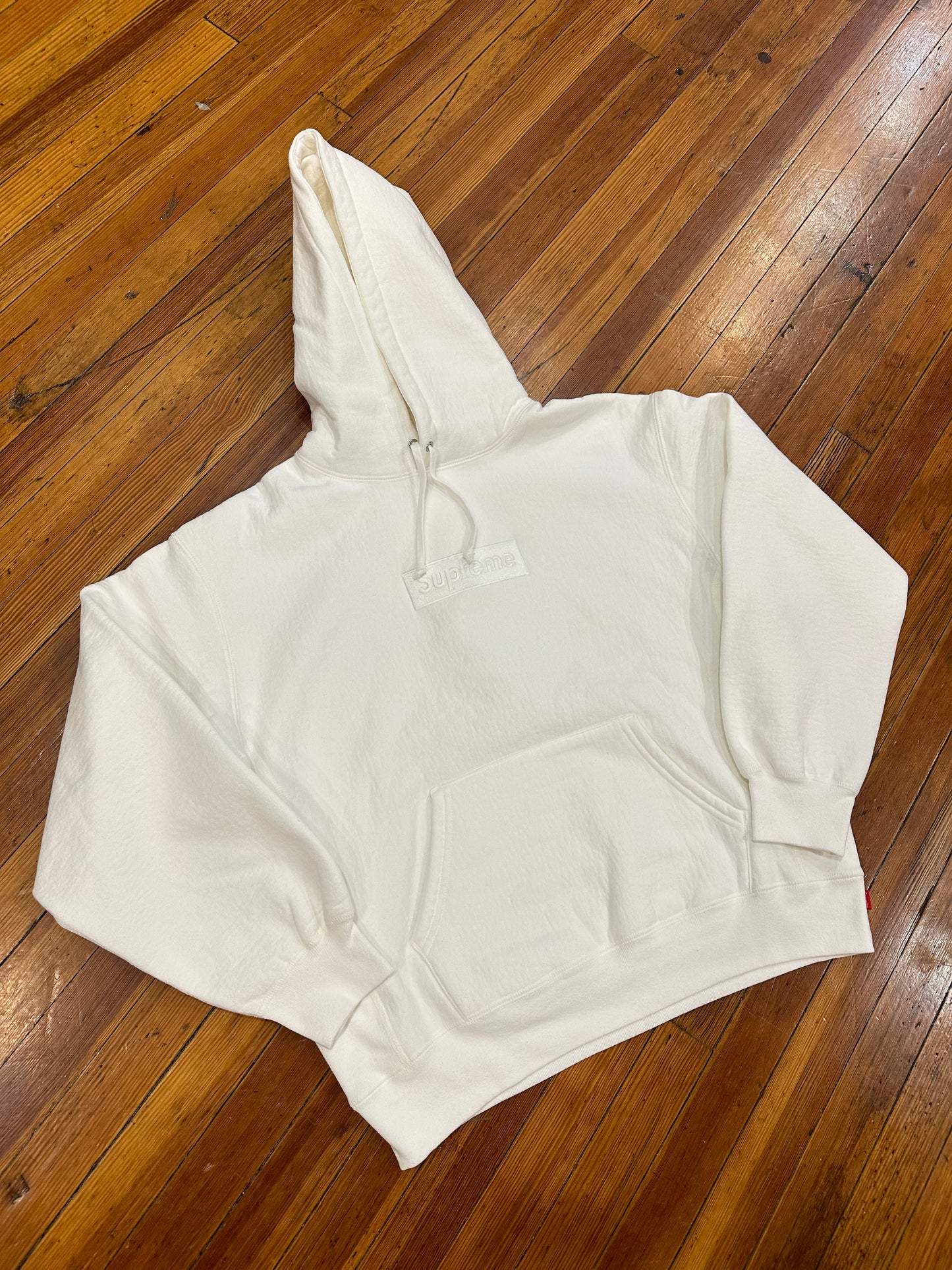 Supreme Hoodie Box Logo “White”