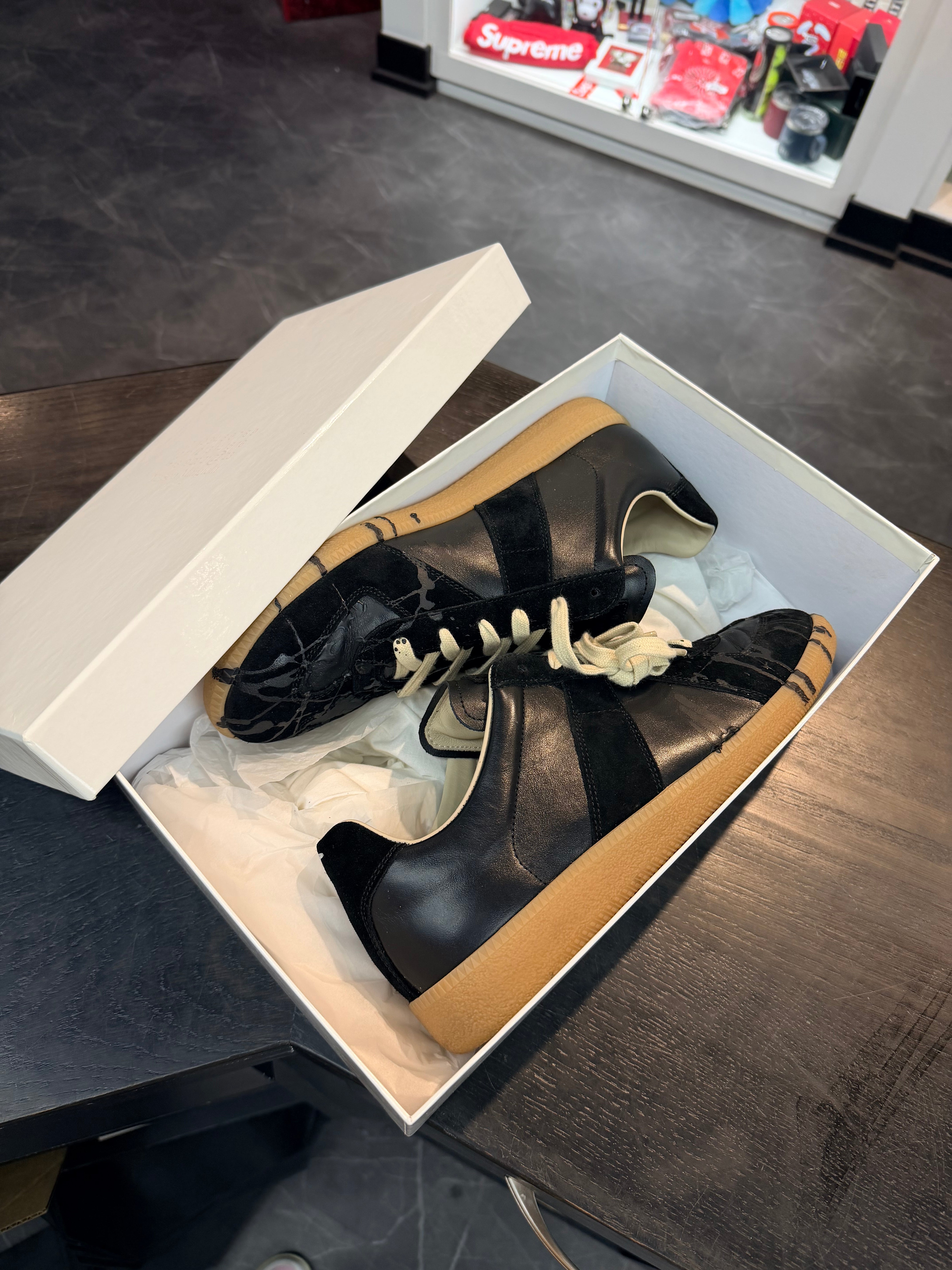 Maison Margiela Sneaker Black Splatter (42)