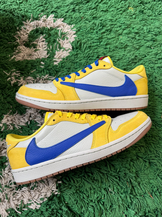 Travis Scott Jordan 1 Low “Canary”