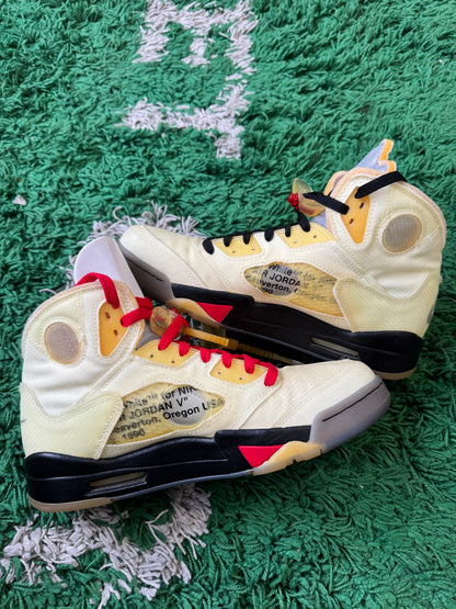 OFF-White Jordan 5 “Sail”