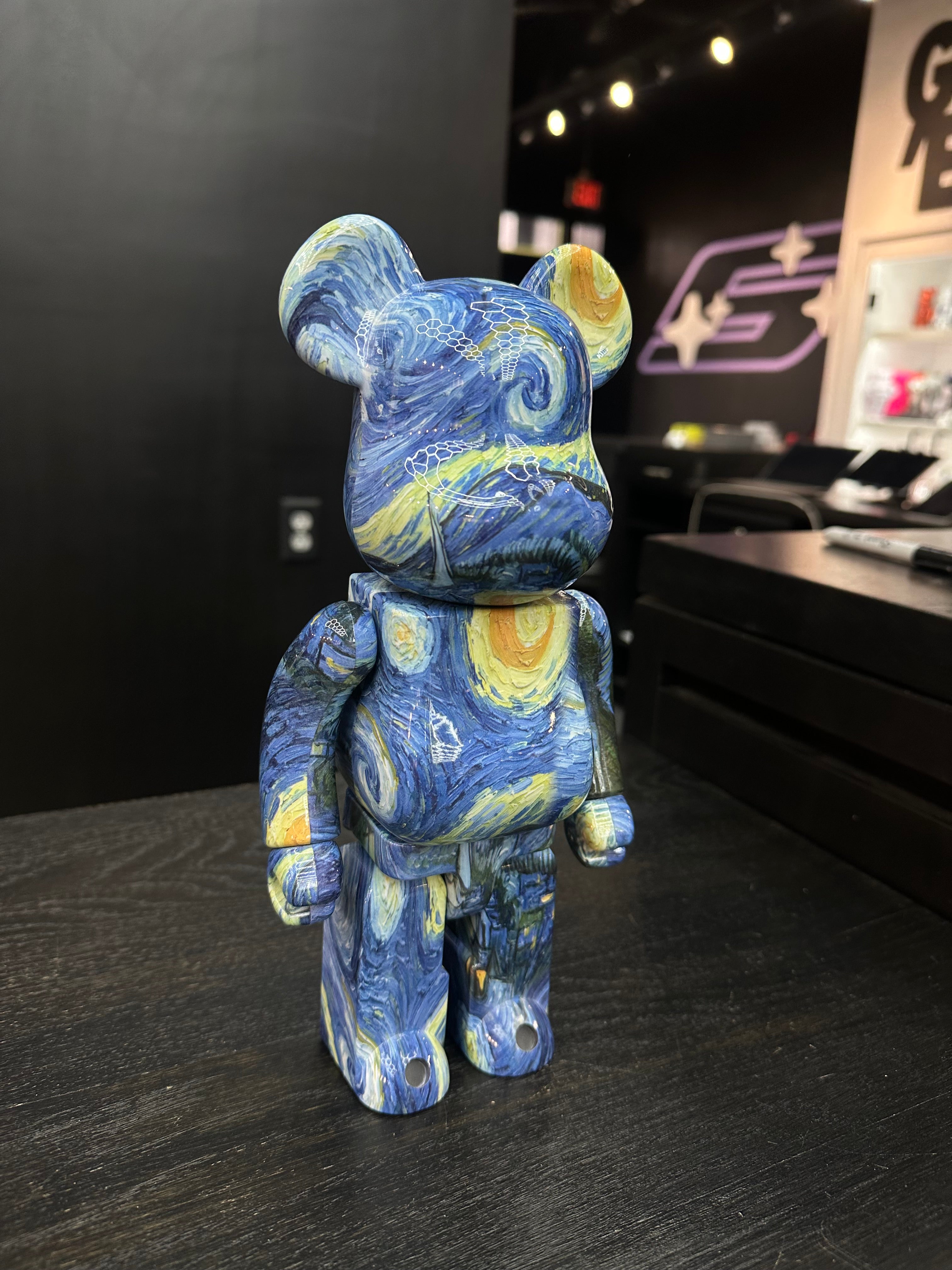BearBrick 400% Van Gogh Starry Night