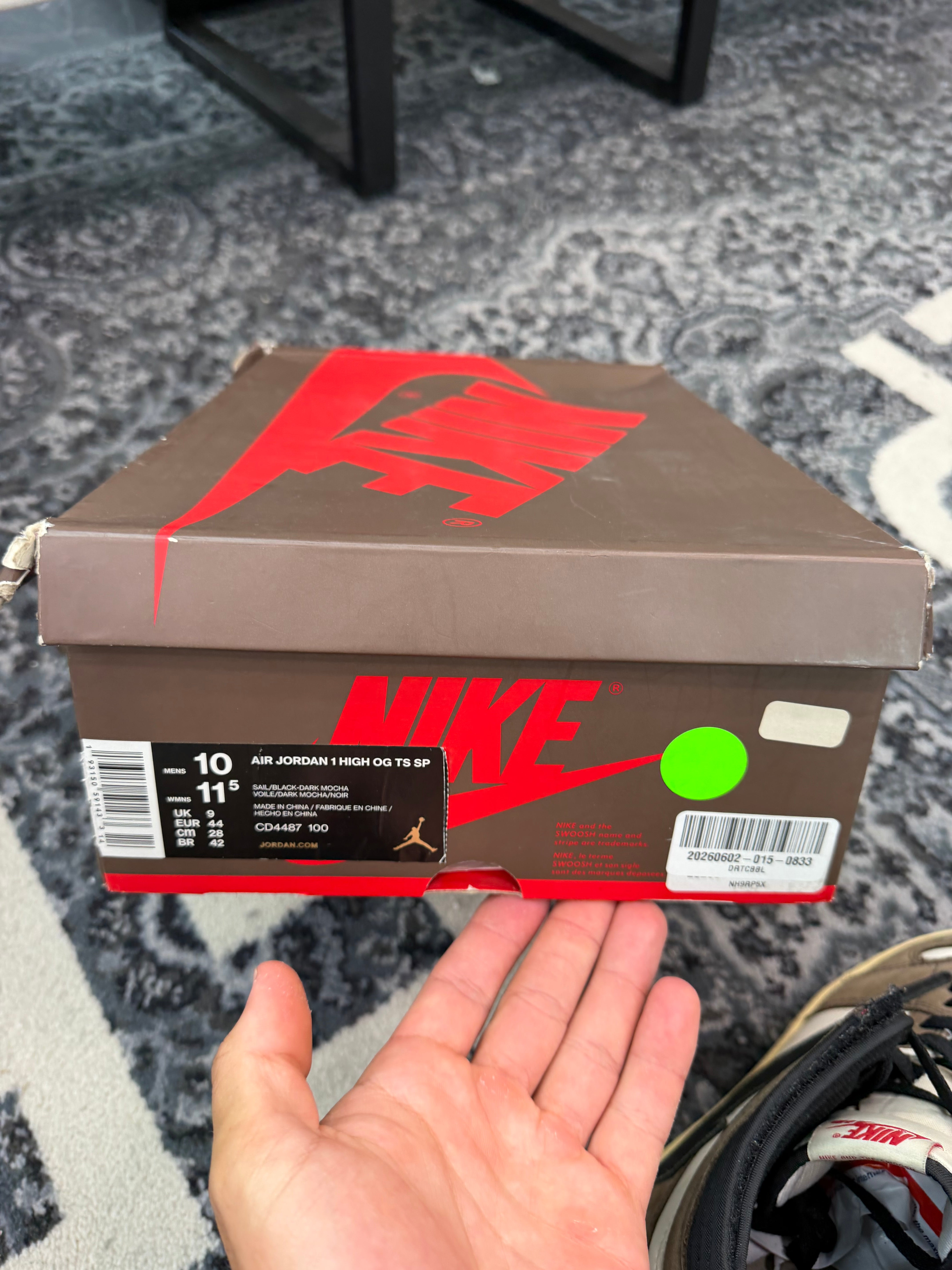 Jordan 1 High x Travis Scott “Mocha”