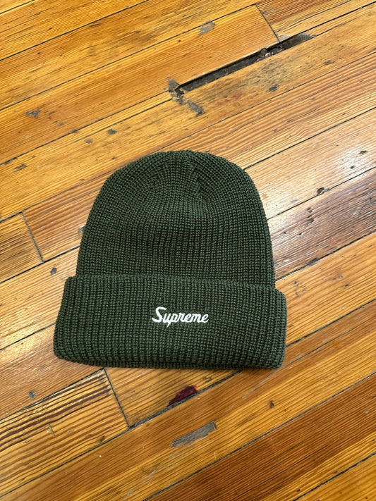 Supreme Beanie Script “Green”