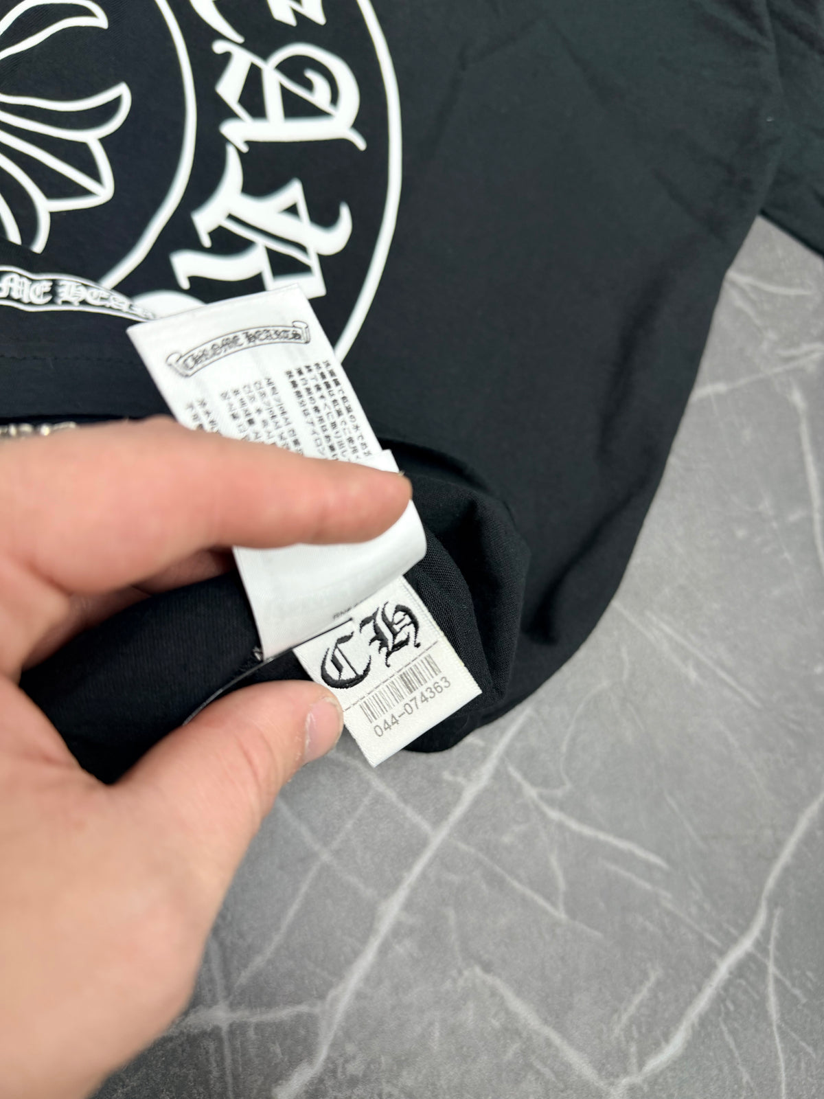 Chrome Hearts Las Vegas Exclusive Horseshoe Logo Pocket T-Shirt 'Black'