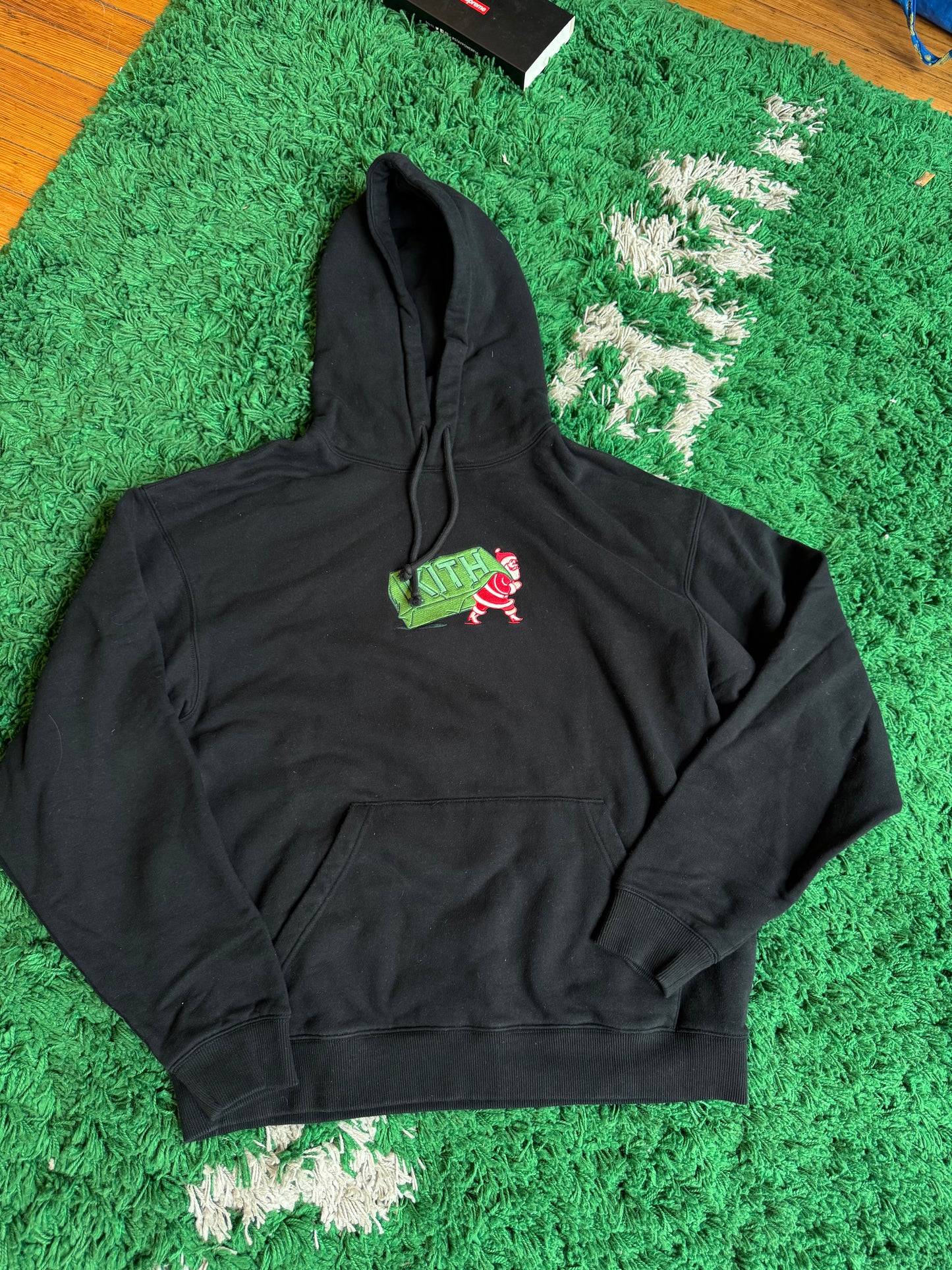 Kith Kithmas Comic Santa Williams Hoodie “Black”