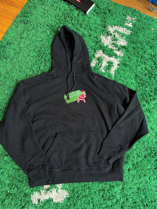 Kith Kithmas Comic Santa Williams Hoodie “Black”