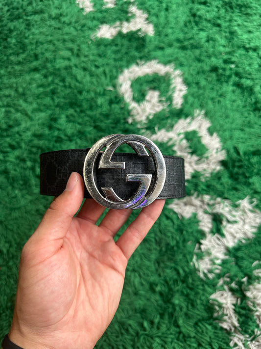 Gucci Belt “Black Logo”