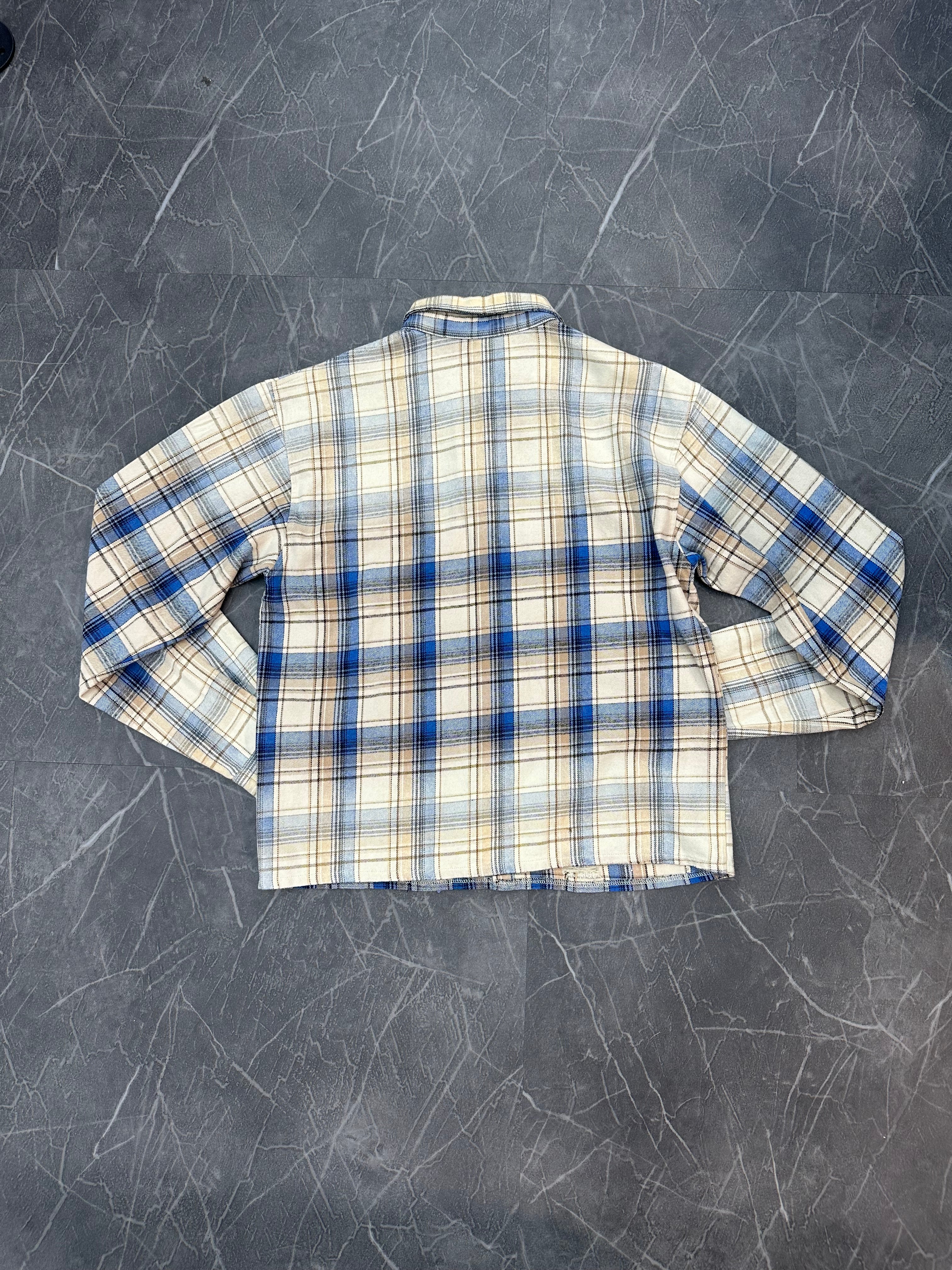 Vale Forever “Skyfall” Flannel Cream Blue