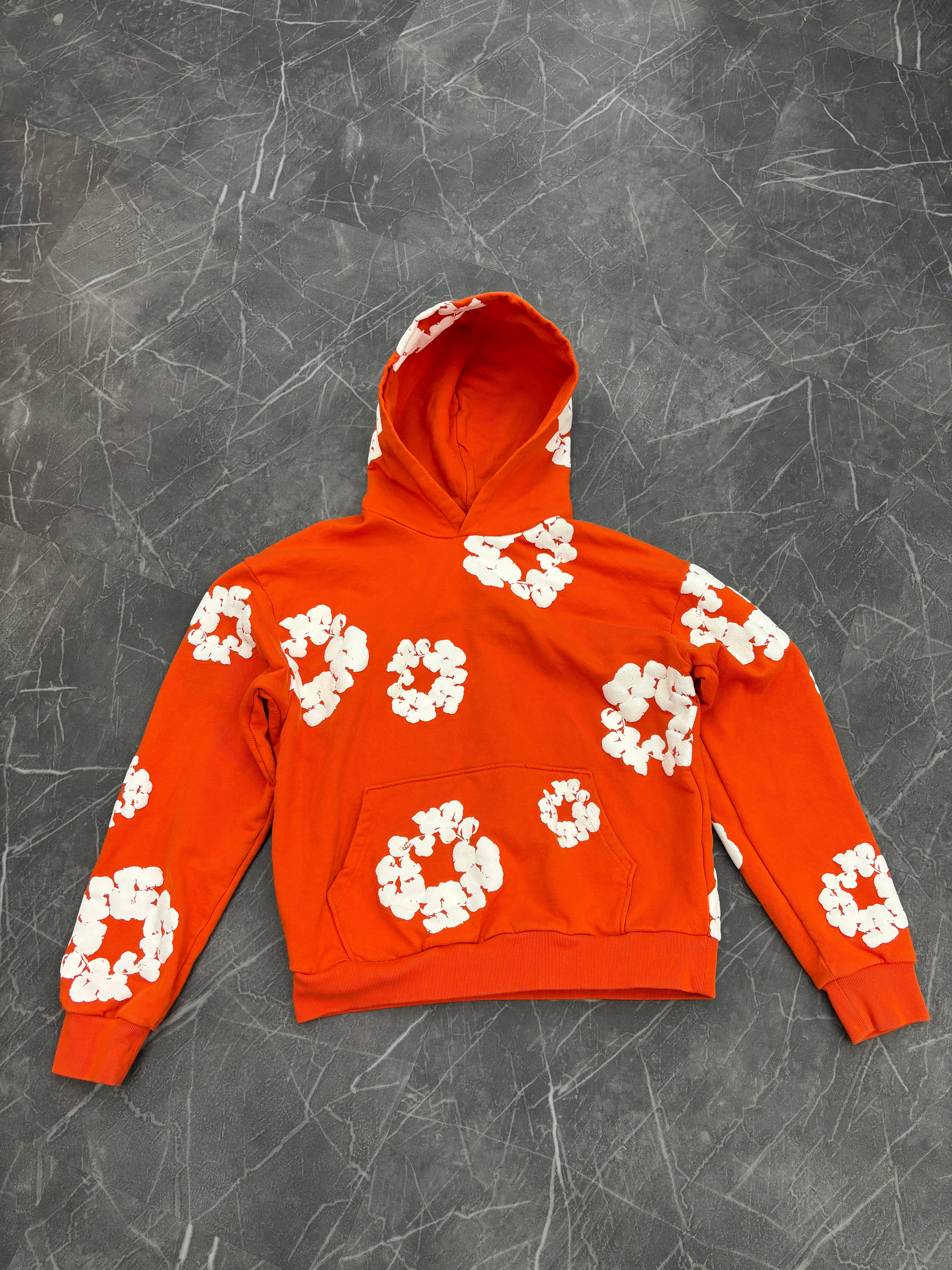 Denim Tears Cotton Wreath Hoodie “Orange”
