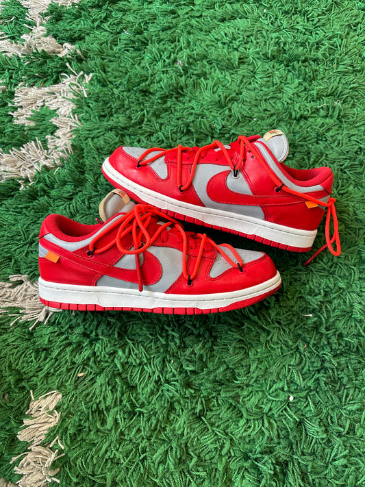 Nike Dunk Low Off White “University Red”