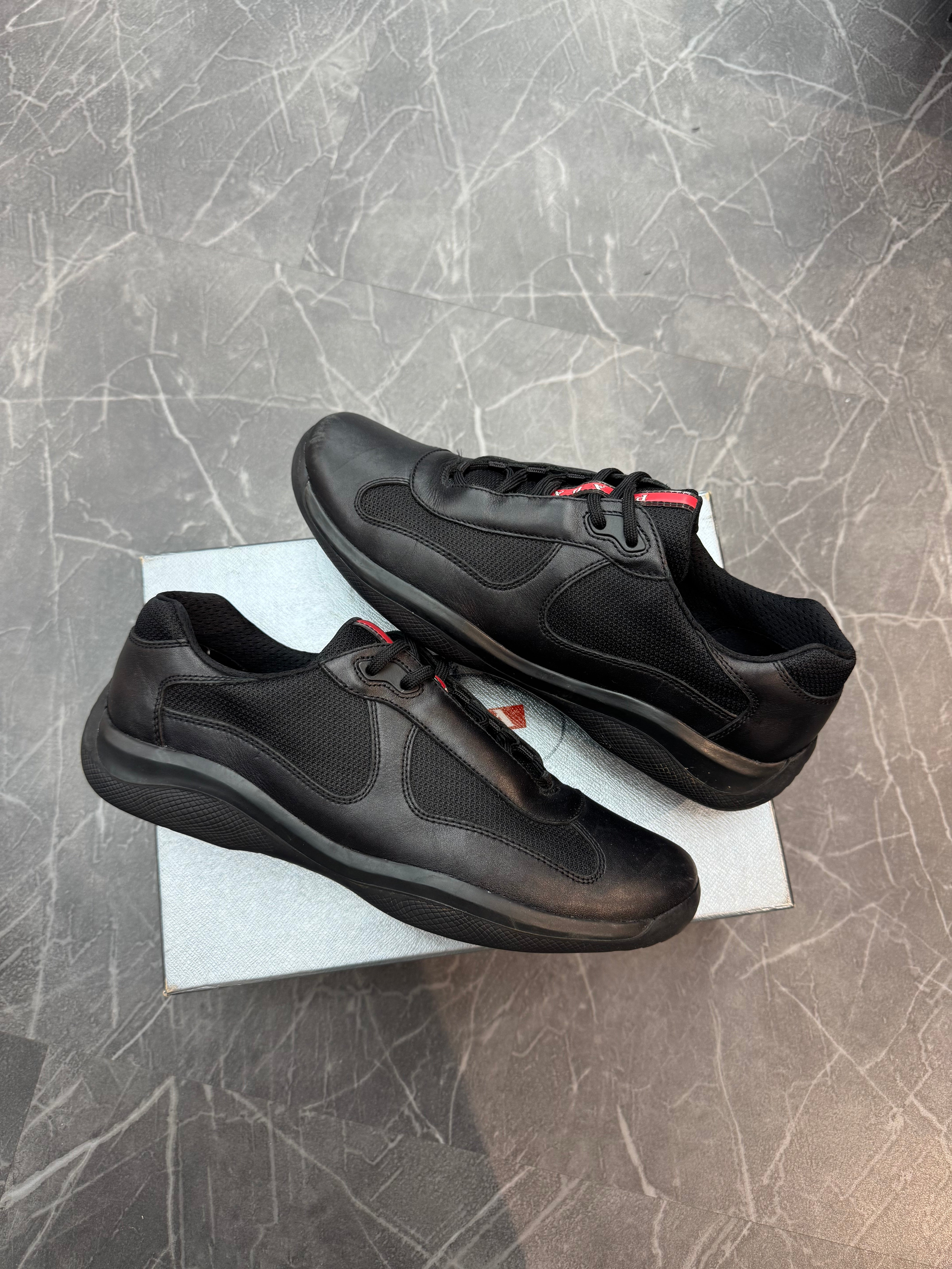 Prada America’s Cup Leather Black