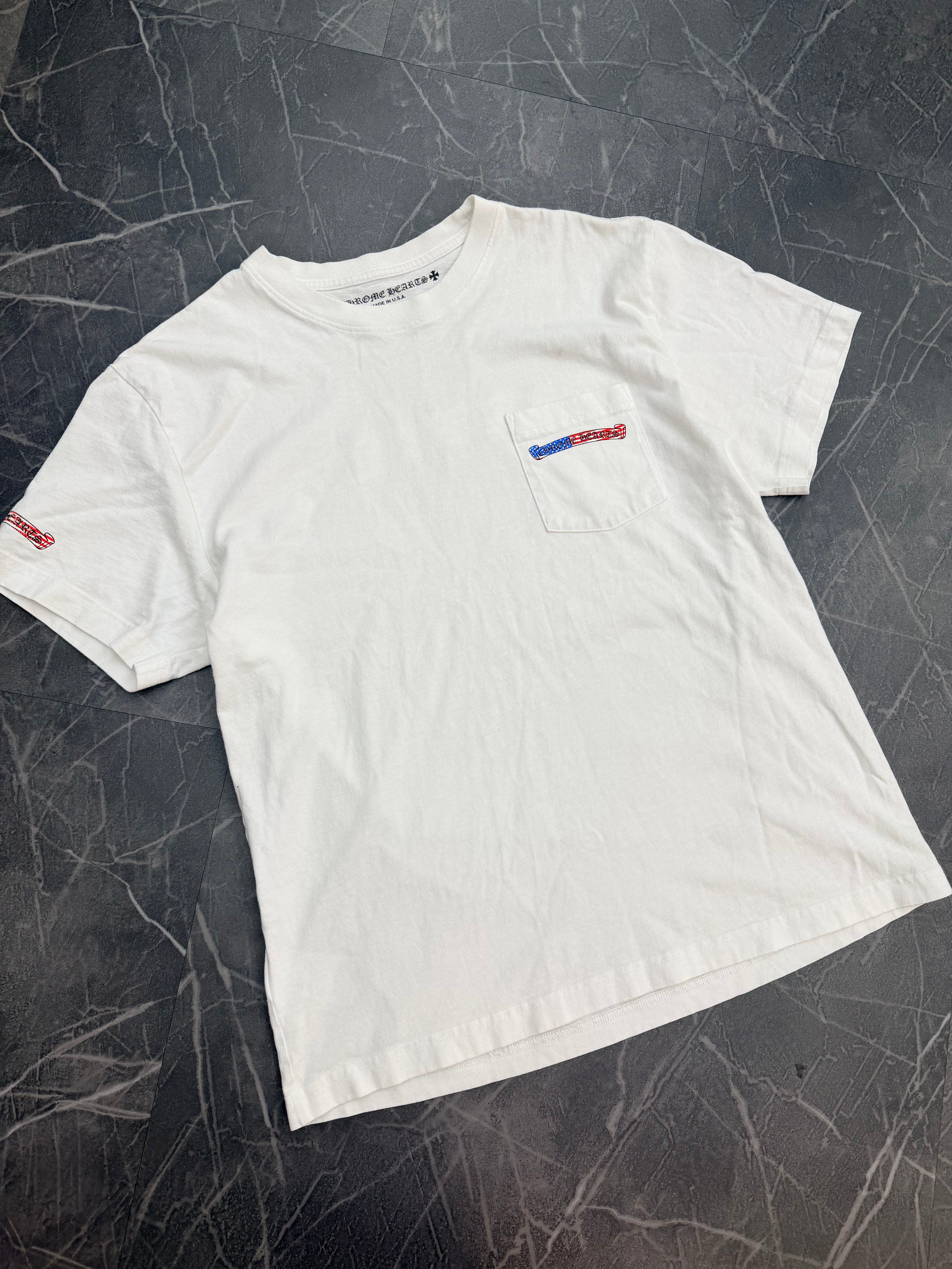 Chrome Hearts USA Scroll Tee “White”