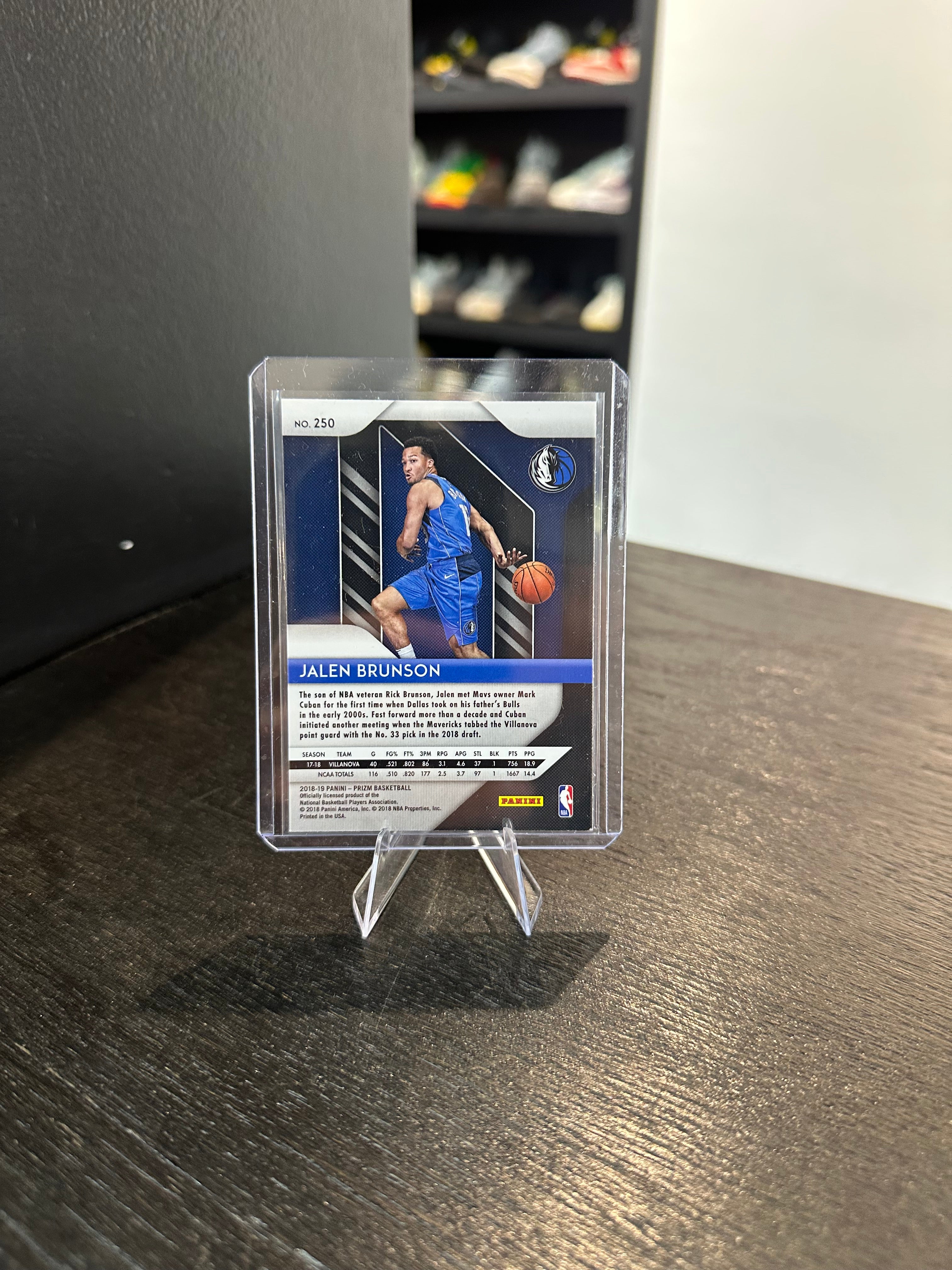 2018-19 Prizm Jalen Brunson #250 Rookie