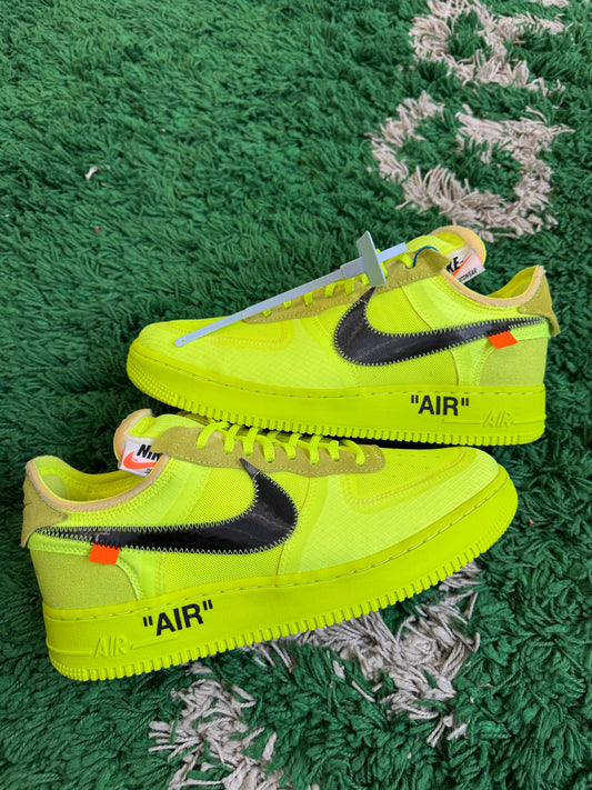 Nike Air Force 1 Low x Off White “Volt”