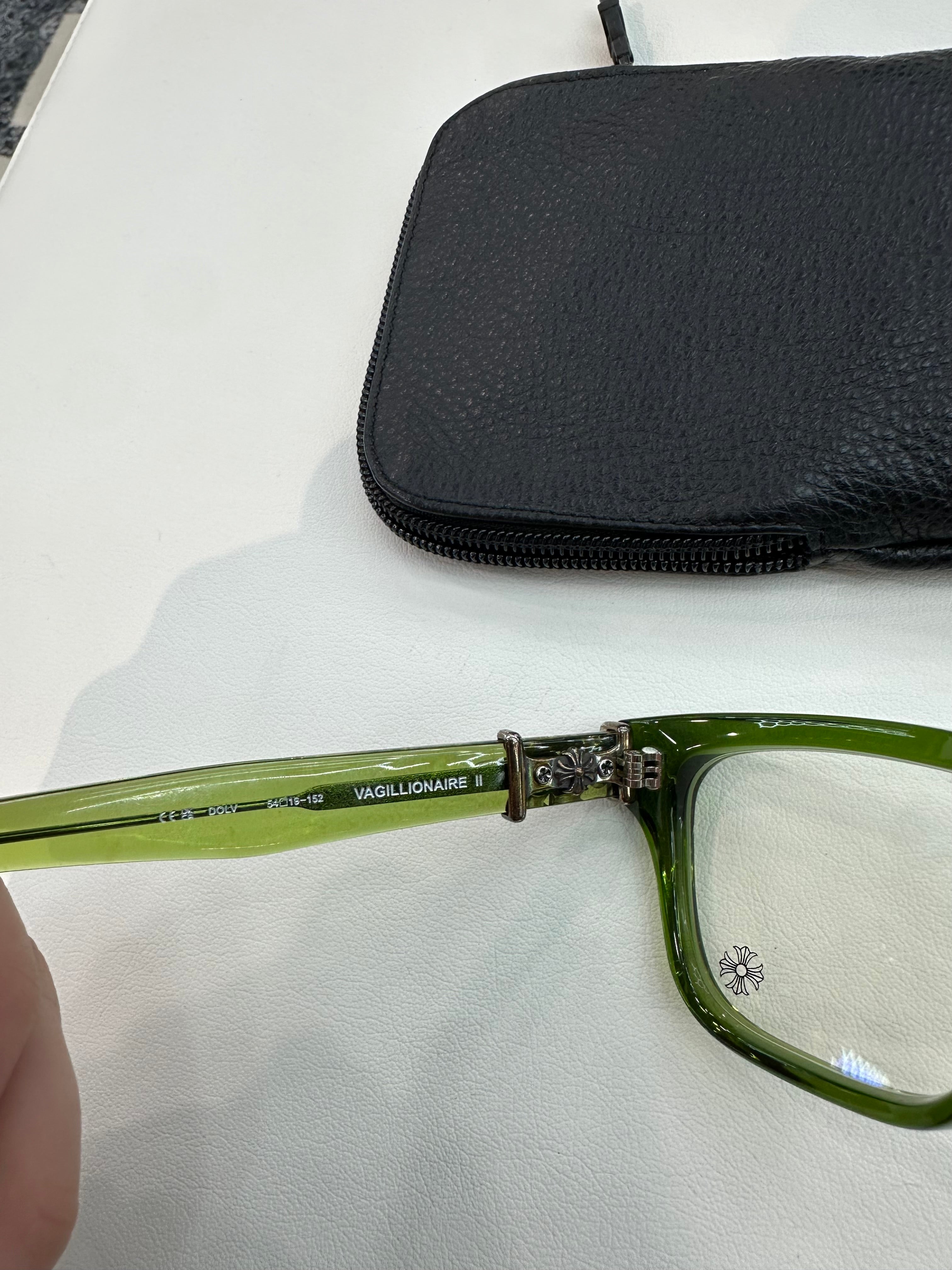 Chrome Hearts VAGILLIONAIRE II Glasses Green