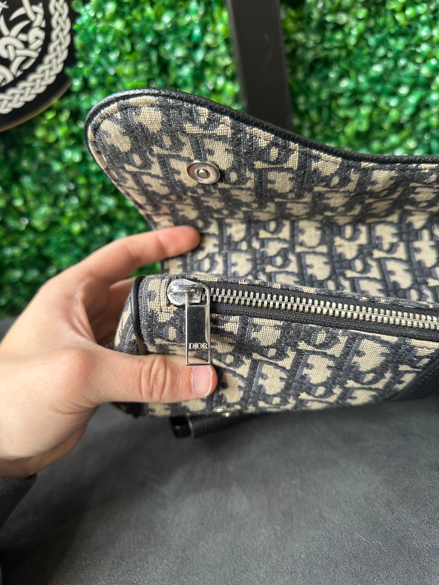 Dior Saddle Bag Oblique Jacquard