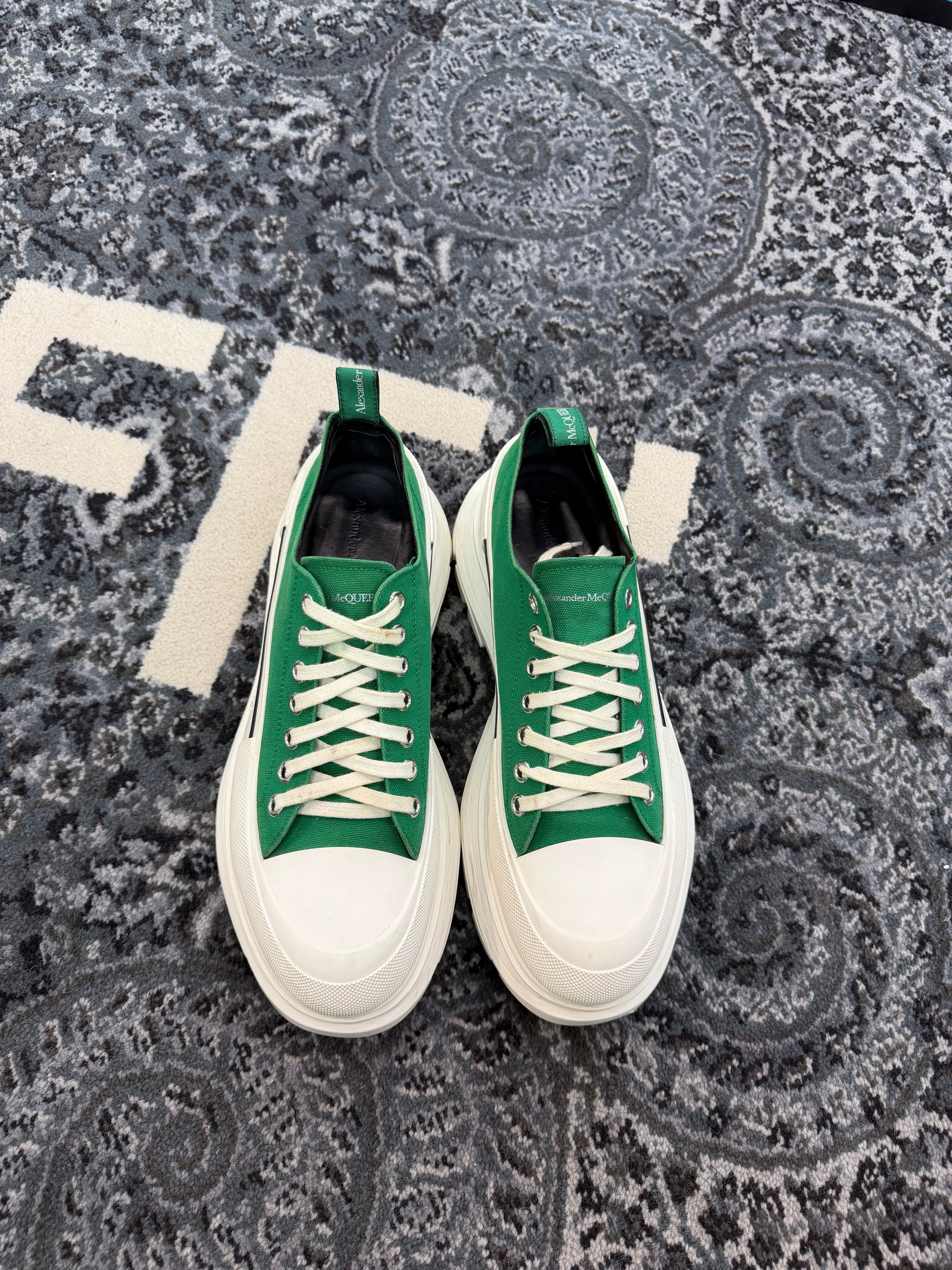 Alexander McQueen Tread Slick Lace Up “Green”