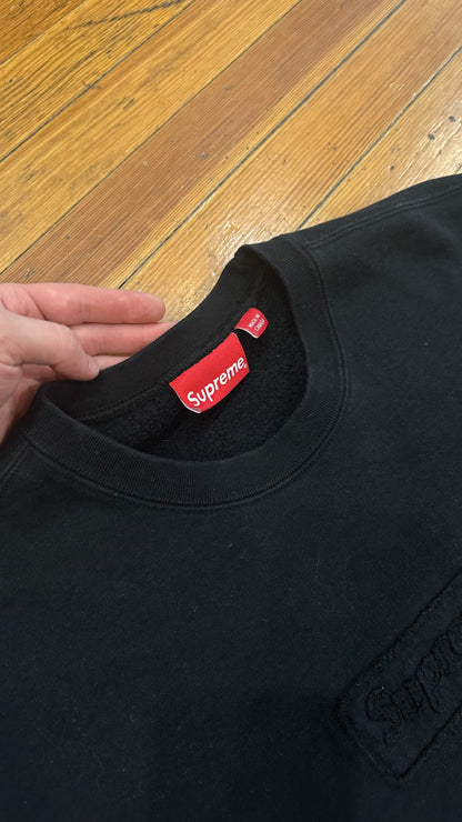 Supreme Crewneck Box Logo furry Black