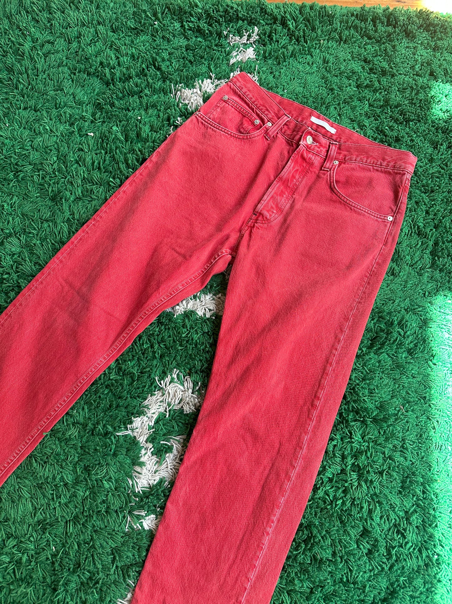 Helmut Lang Oxidized Red Stone Jeans (33)