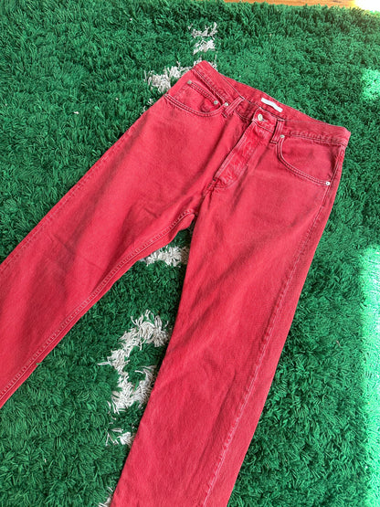Helmut Lang Oxidized Red Stone Jeans (33)
